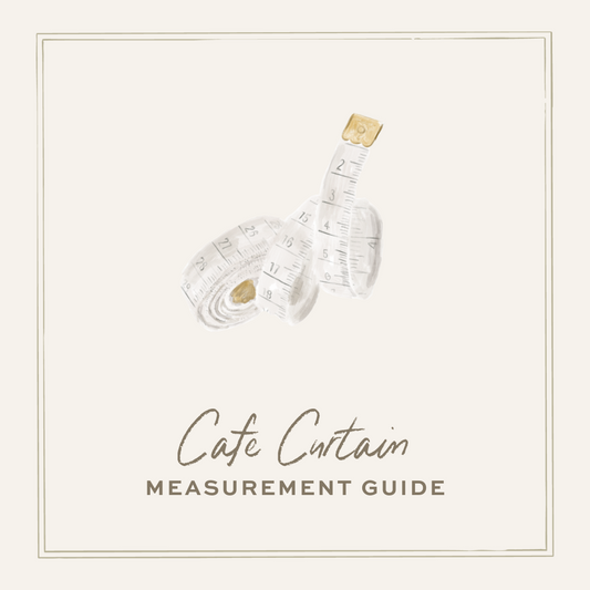Cafe Curtain Measurement Guide