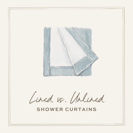 Lined vs. Unlined Shower Curtains