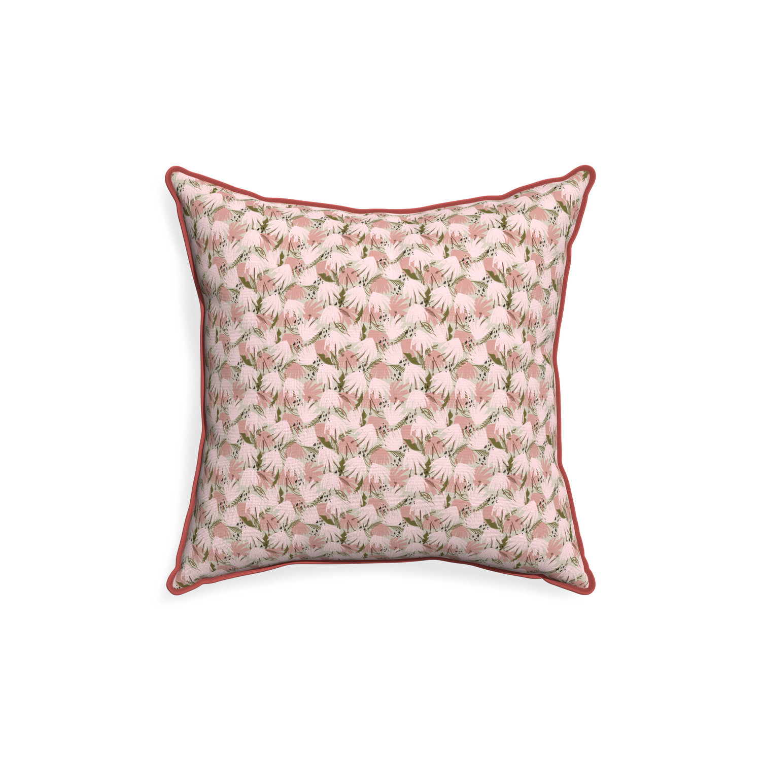 18-square eden pink custom pink floralpillow with c piping on white background