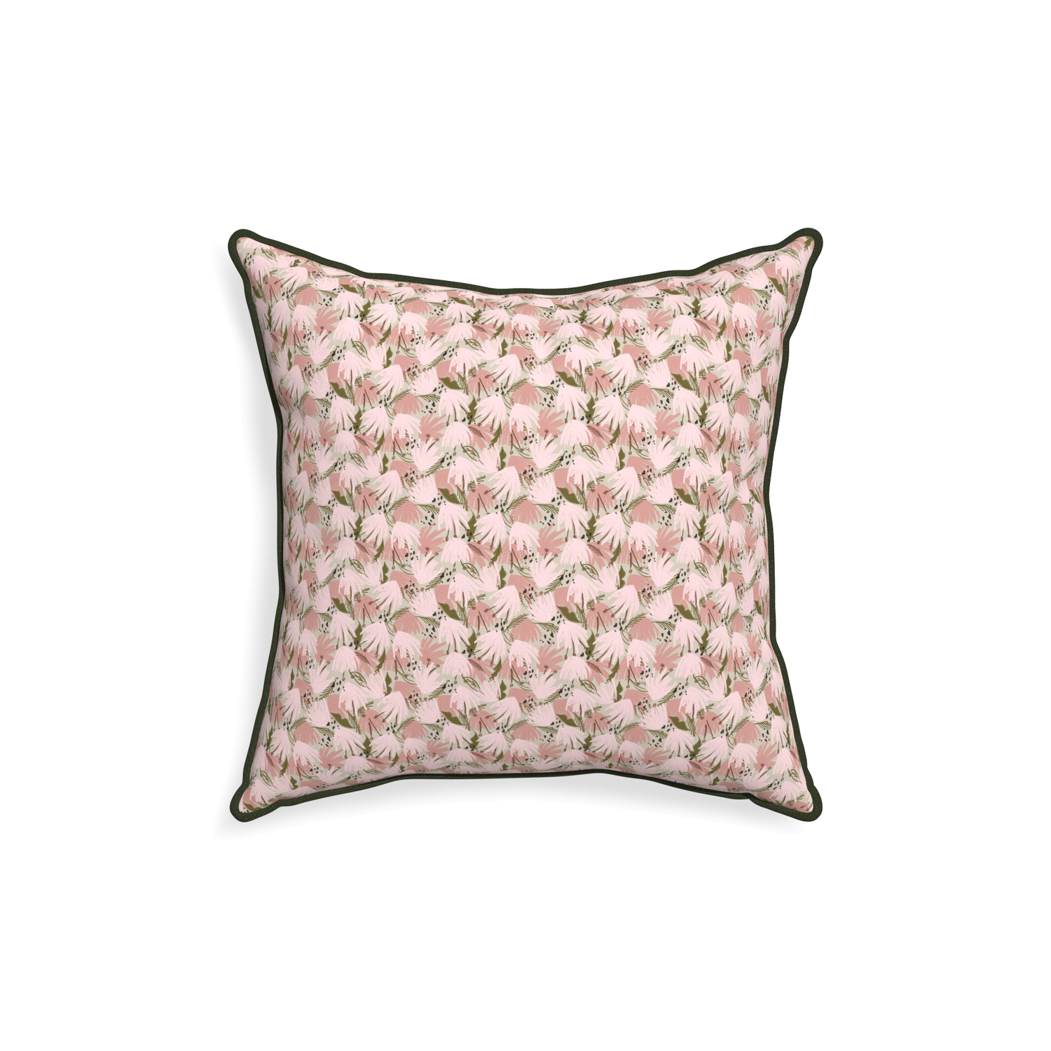 18-square eden pink custom pink floralpillow with f piping on white background