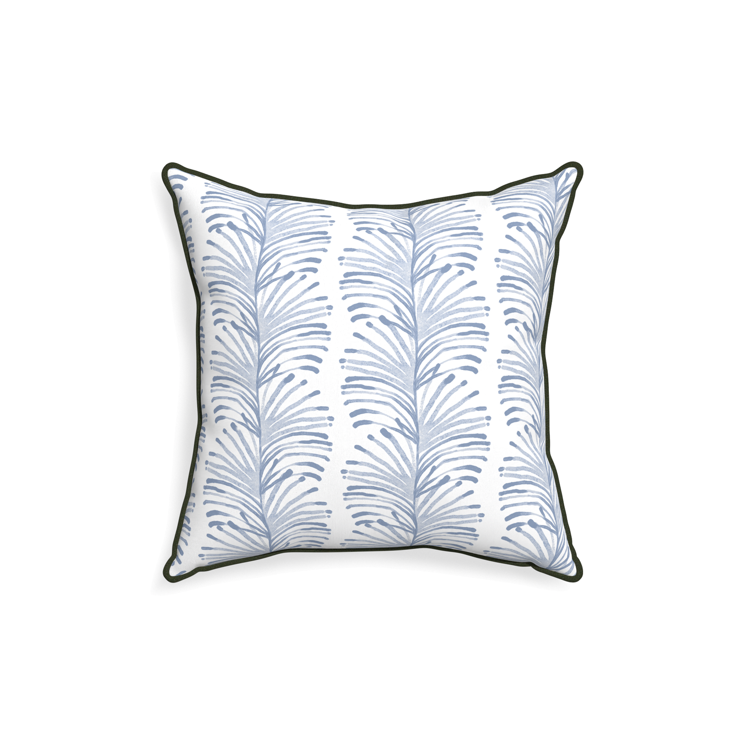 18-square emma sky custom sky blue botanical stripepillow with f piping on white background