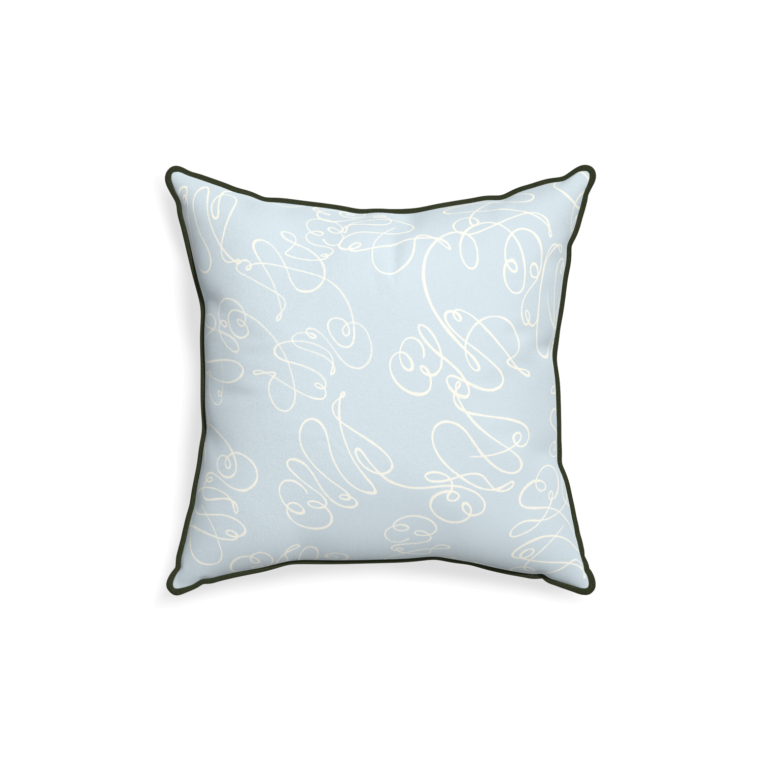 18-square mirabella custom powder blue abstractpillow with f piping on white background