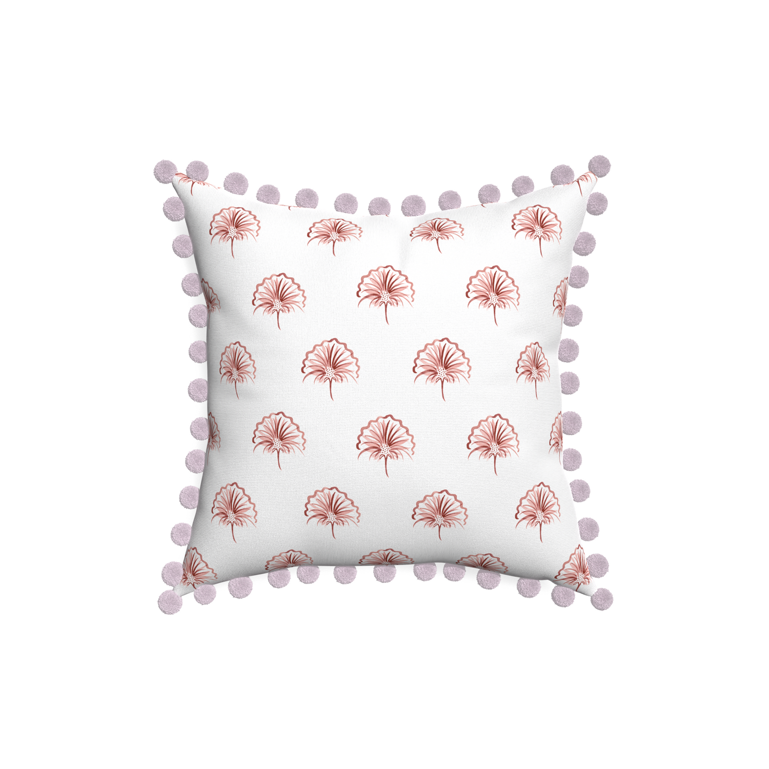 18-square penelope rose custom floral pinkpillow with l on white background