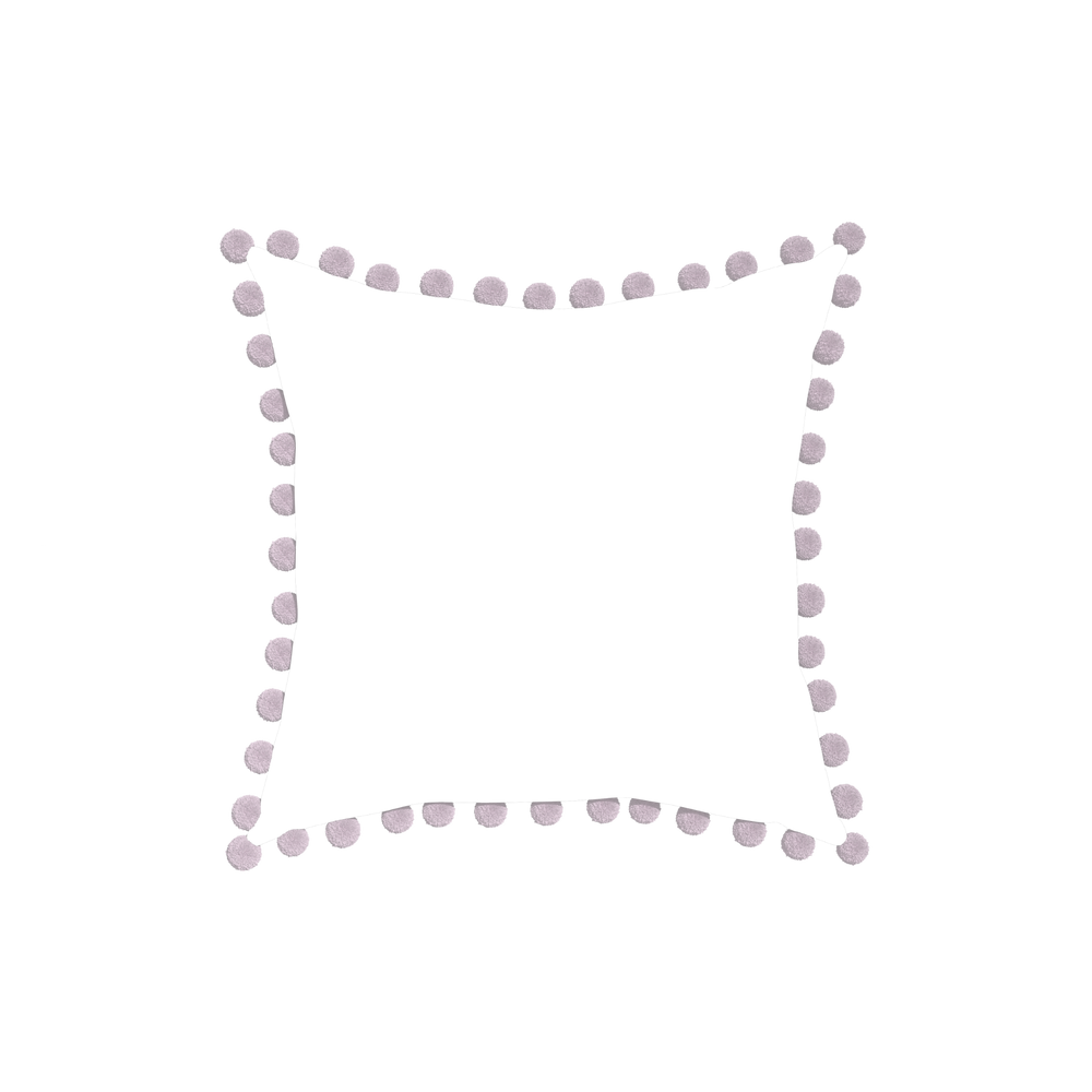 18-square gemma pear custom pillow with l on white background