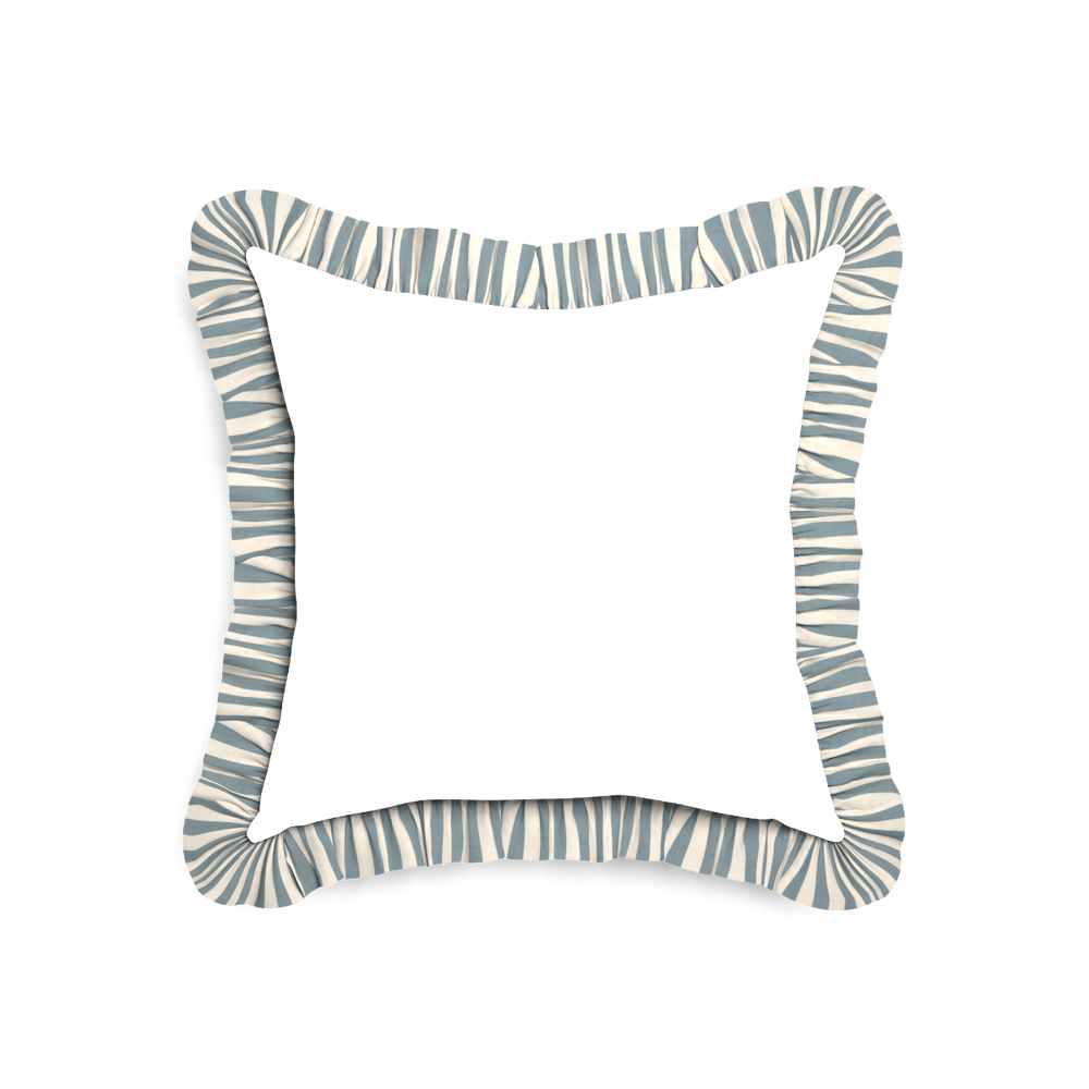 18-square matilda custom pillow with l on white background