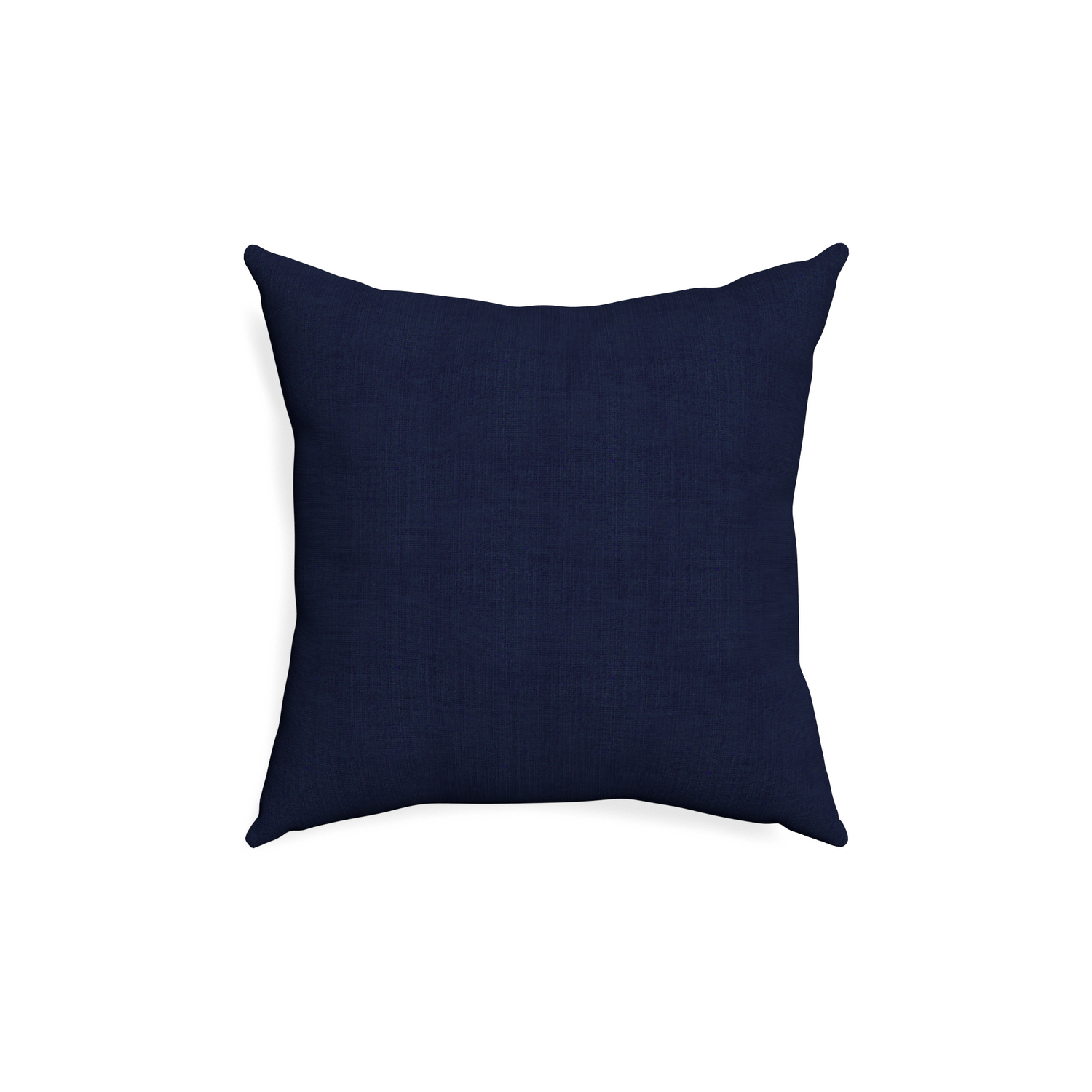 18-square midnight custom navy bluepillow with none on white background