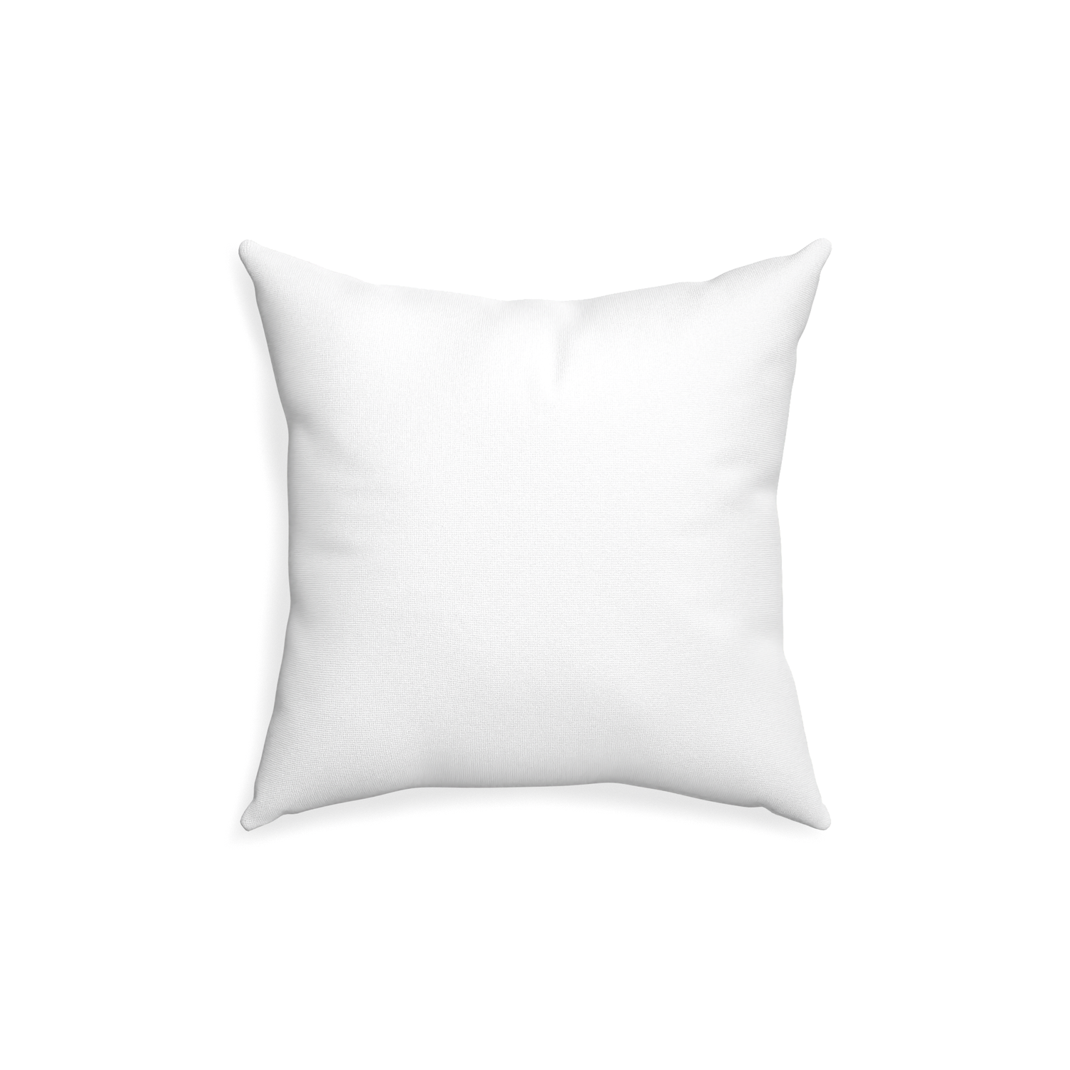 18-square snow custom white cottonpillow with none on white background