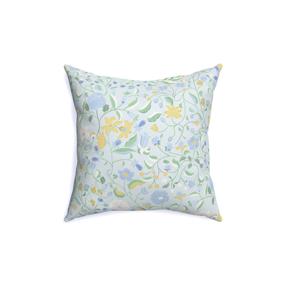 18-square lulie eggshell custom pillow with n on white background