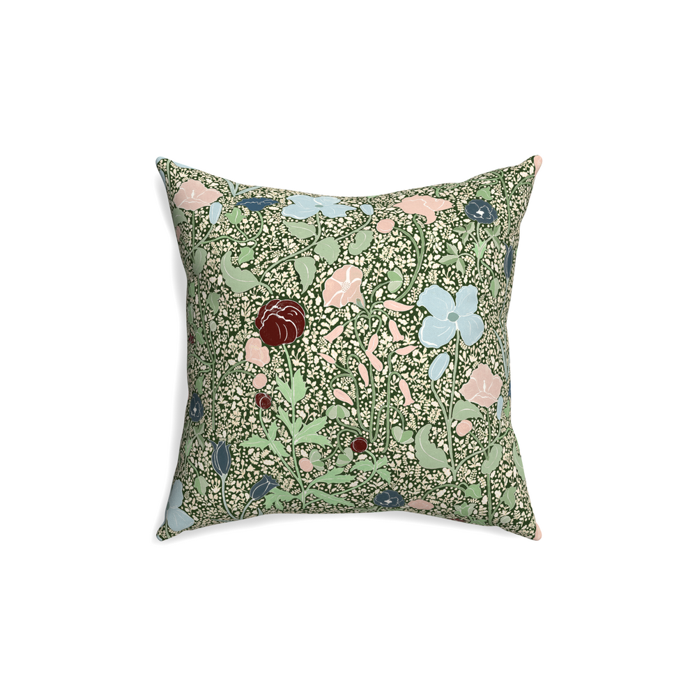 18-square matilda custom pillow with n on white background