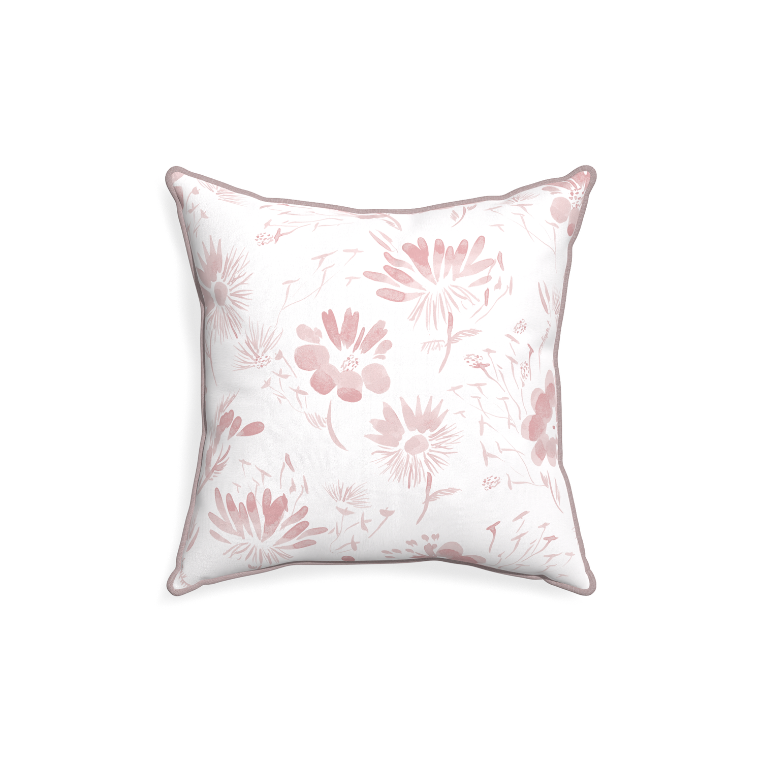 18-square blake custom pink floralpillow with orchid piping on white background