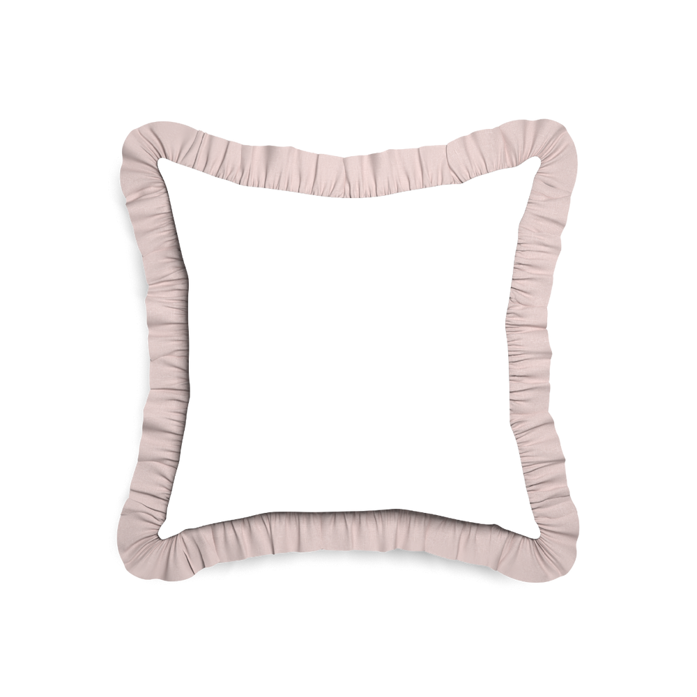 18-square gemma pear custom pillow with o on white background