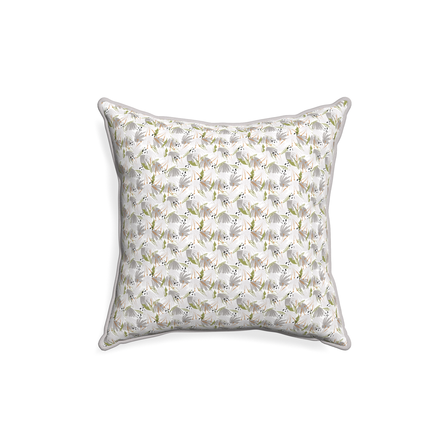 18-square eden grey custom grey floralpillow with pebble piping on white background