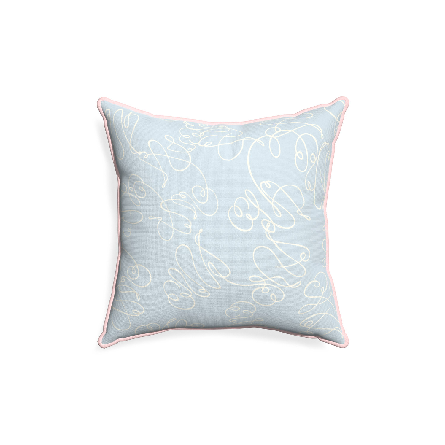 18-square mirabella custom powder blue abstractpillow with petal piping on white background