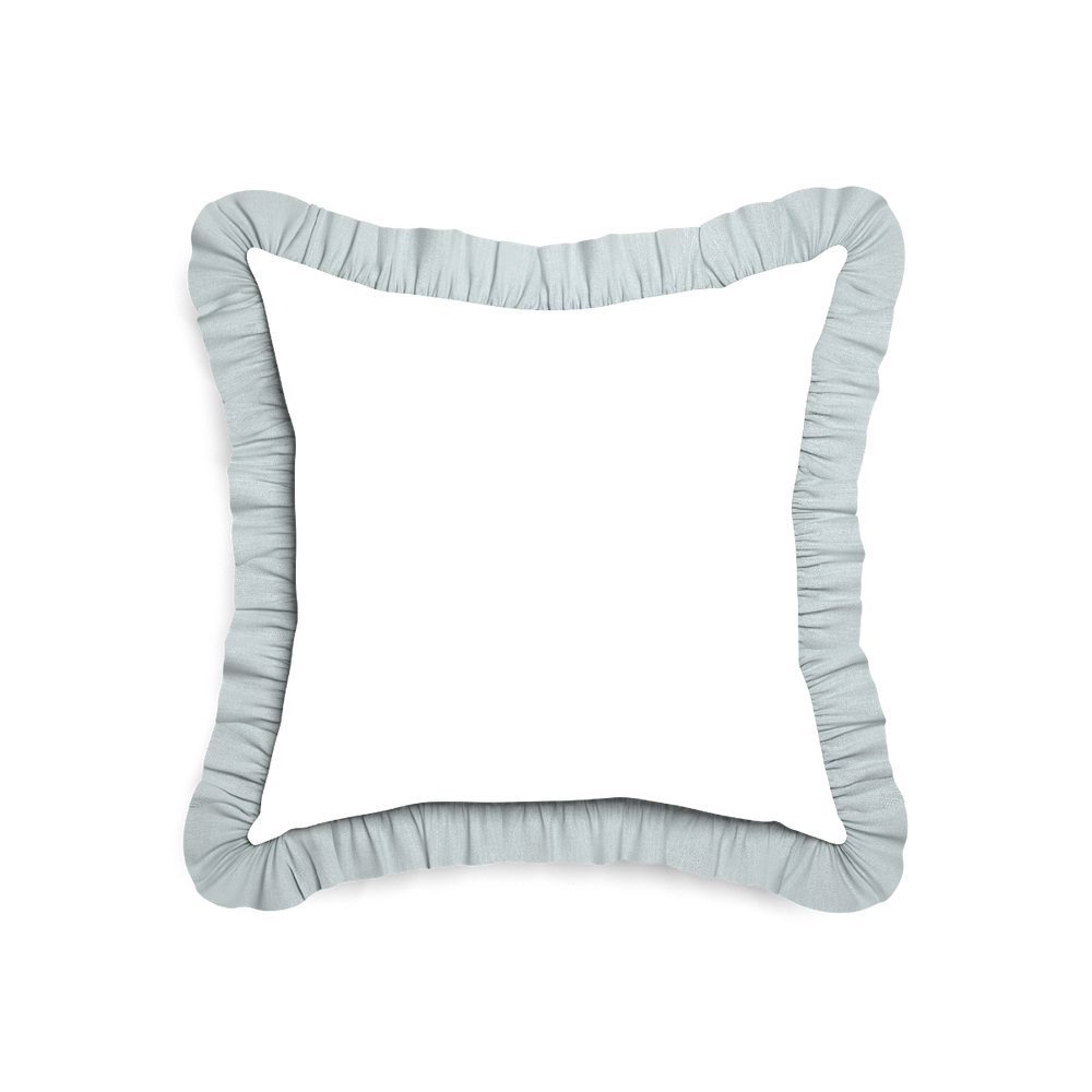 18-square gemma pear custom pillow with s on white background