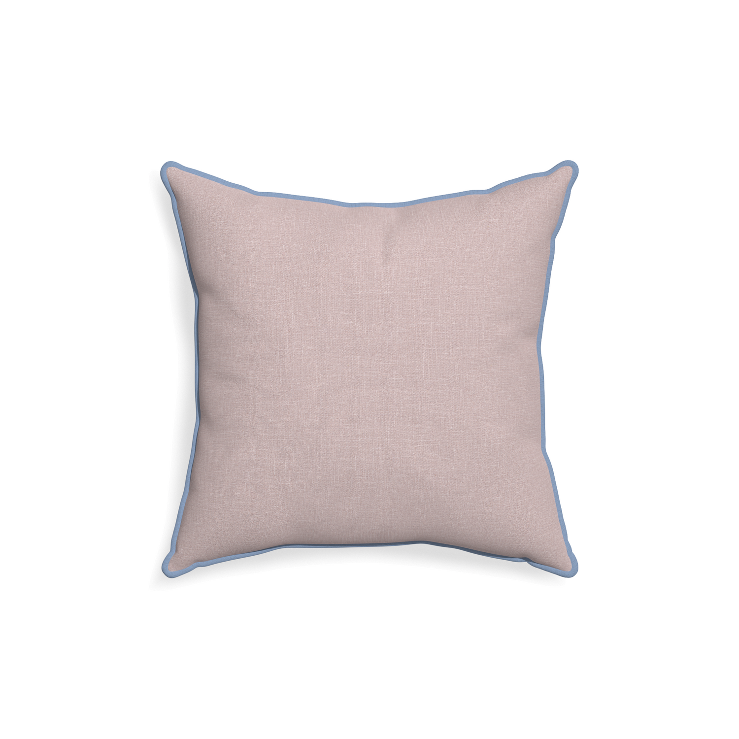 18-square orchid custom mauve pinkpillow with sky piping on white background