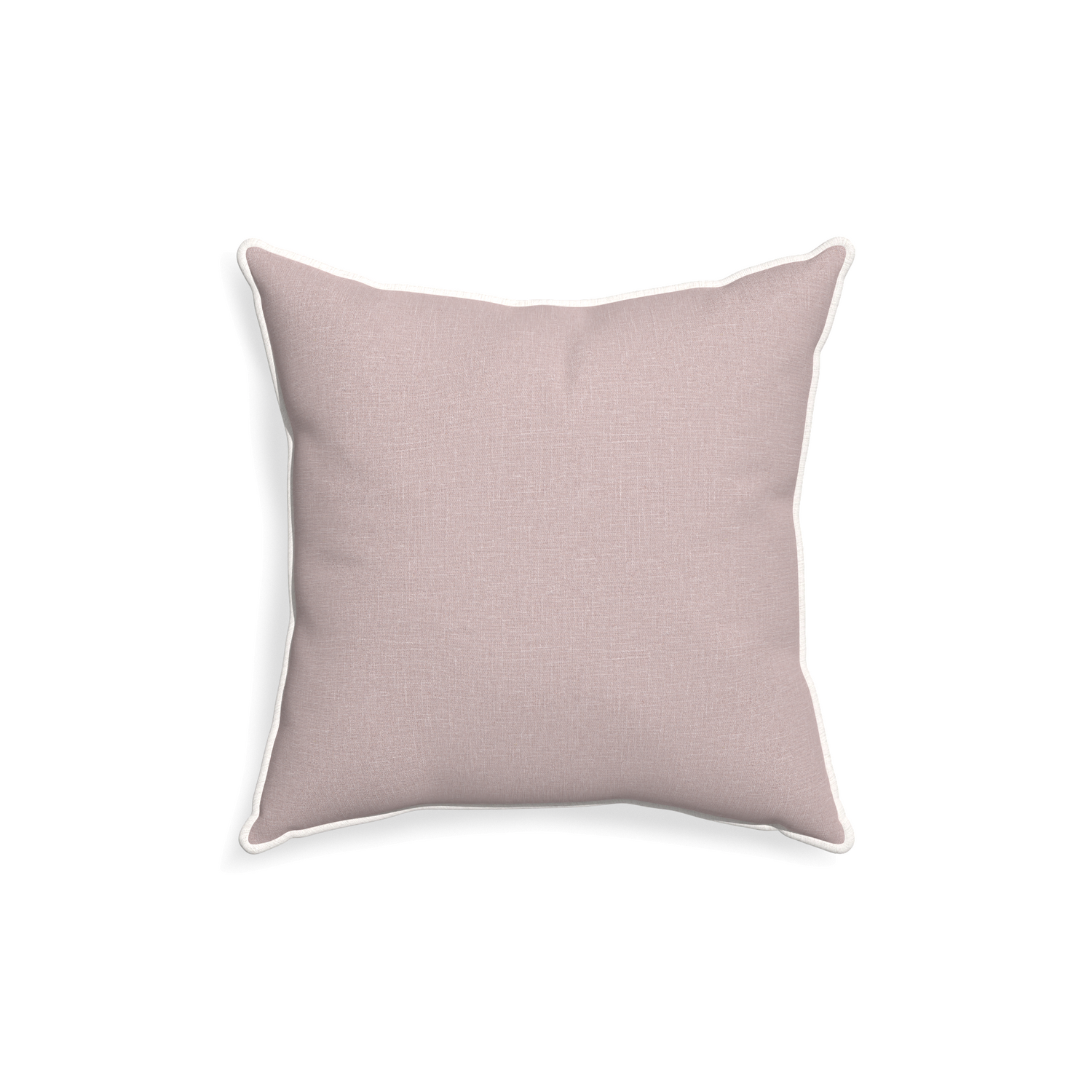 18-square orchid custom mauve pinkpillow with snow piping on white background