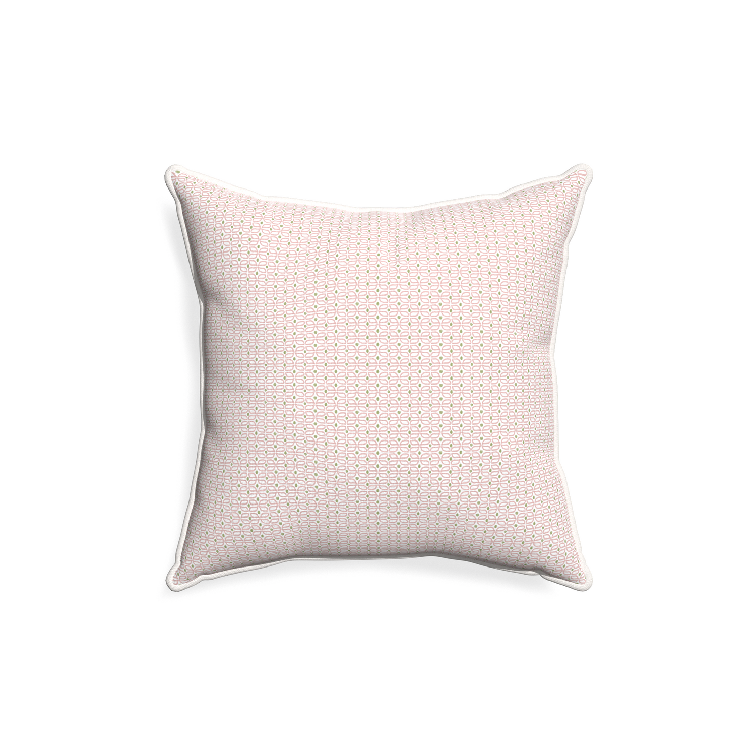 18-square loomi pink custom pink geometricpillow with snow piping on white background