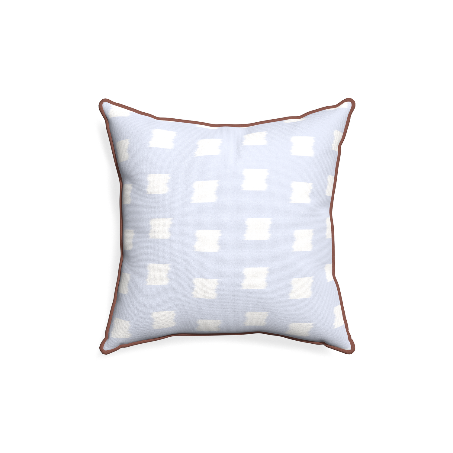 18-square denton custom sky blue patternpillow with w piping on white background