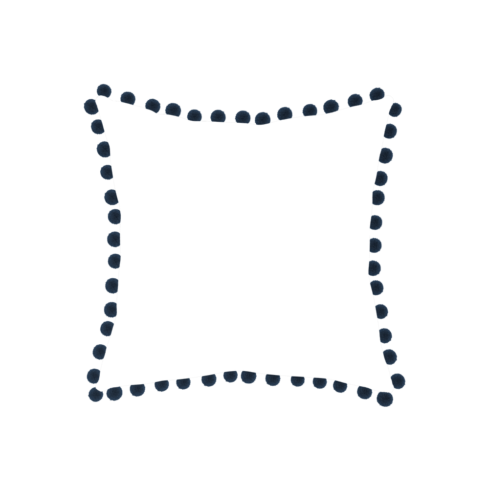 20-square ruby moss custom pillow with c on white background