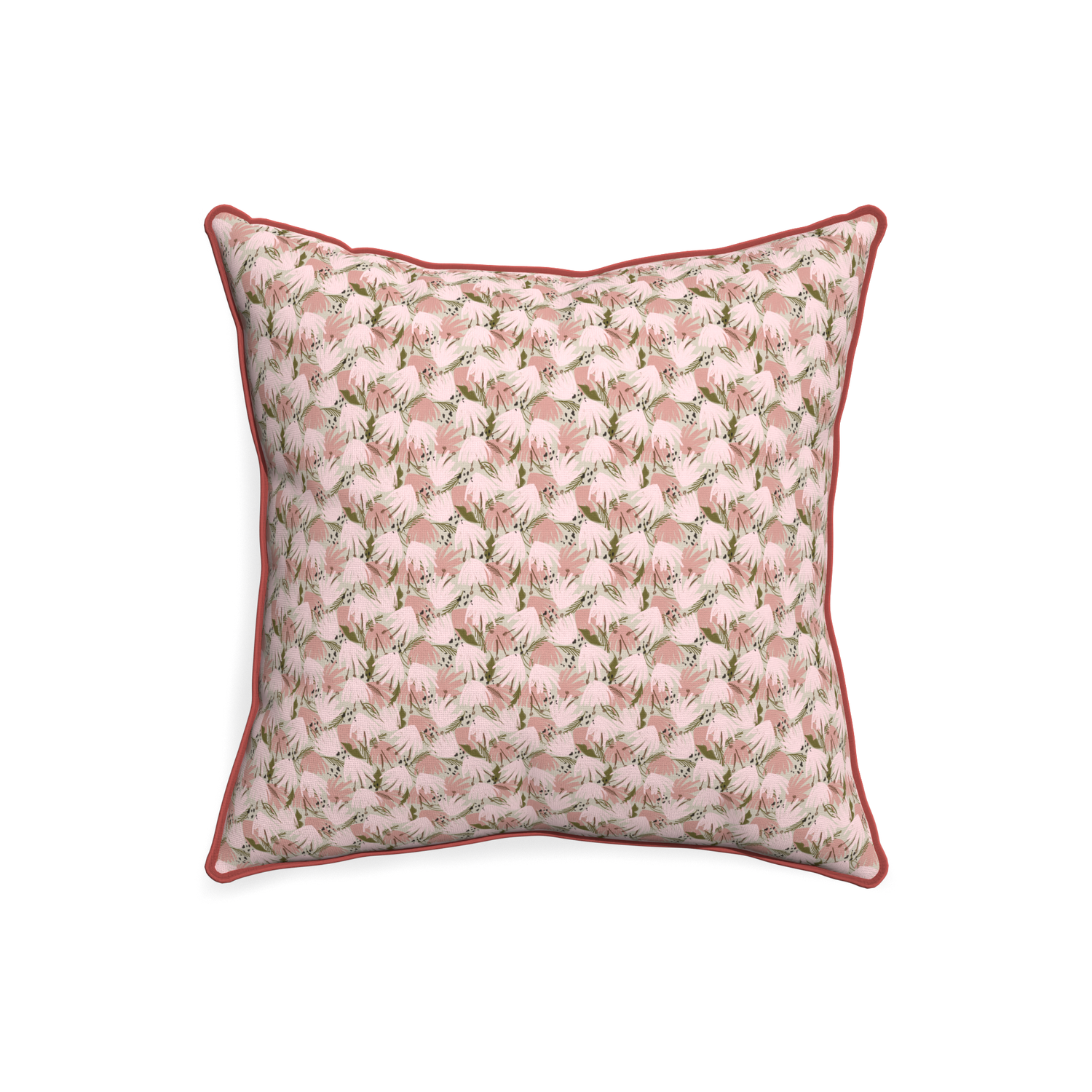 20-square eden pink custom pink floralpillow with c piping on white background