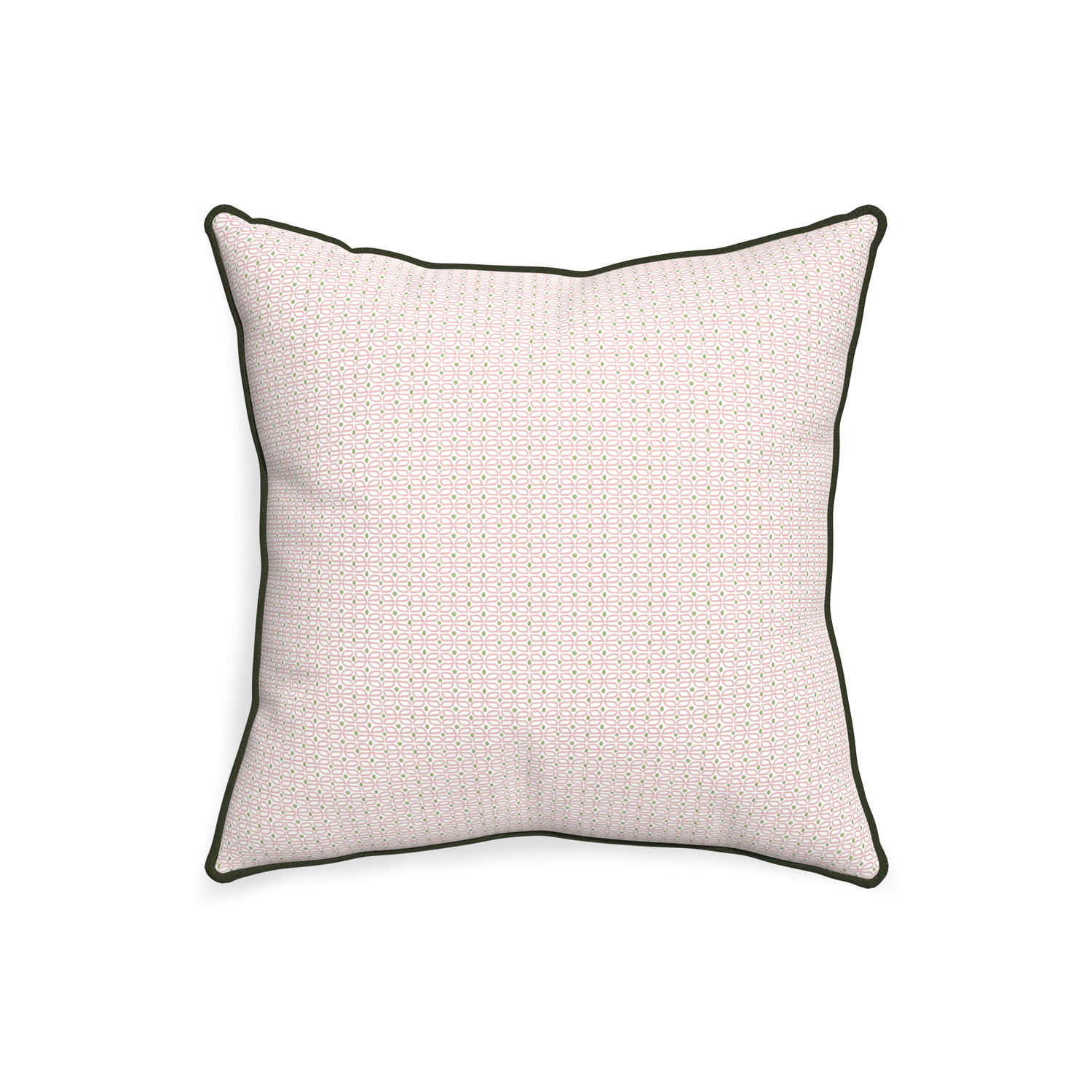 20-square loomi pink custom pink geometricpillow with f piping on white background