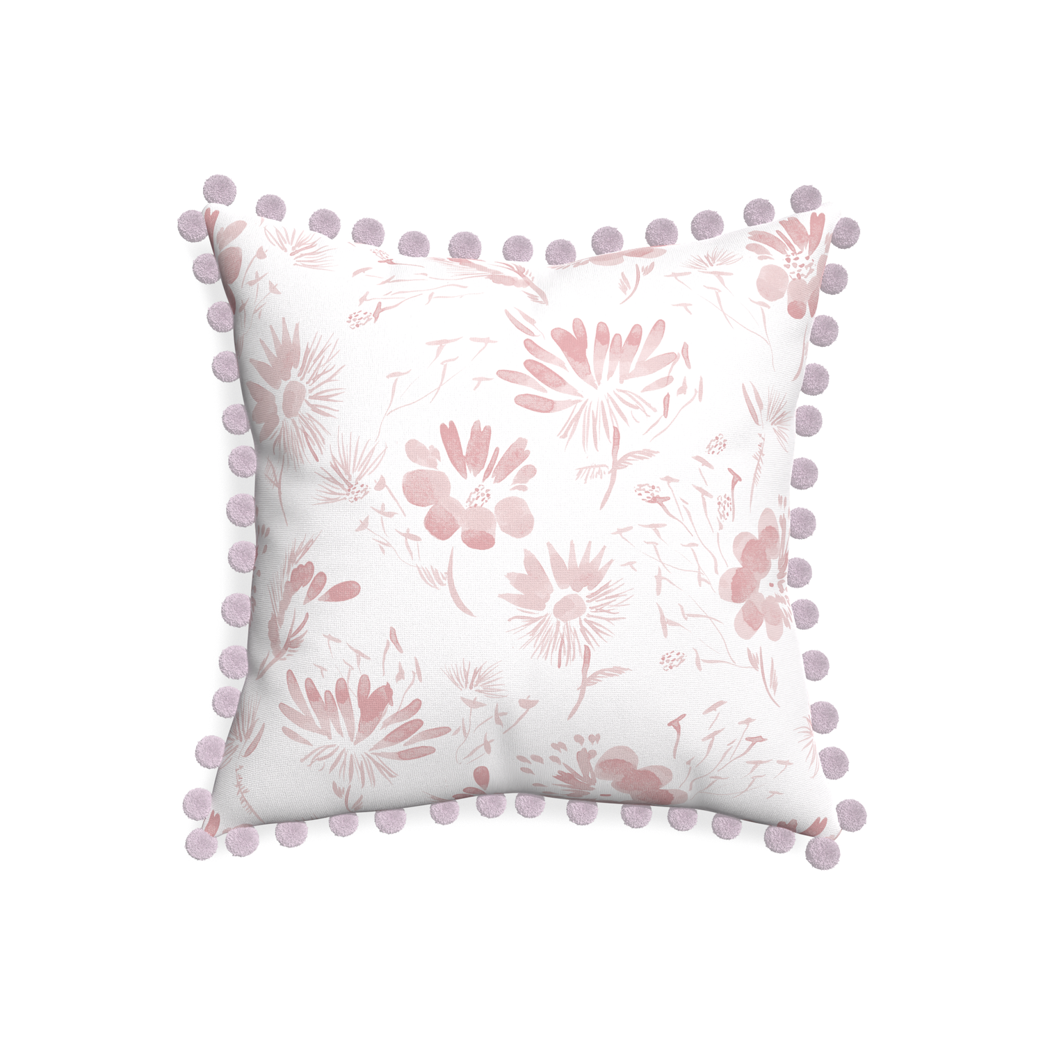 20-square blake custom pink floralpillow with l on white background