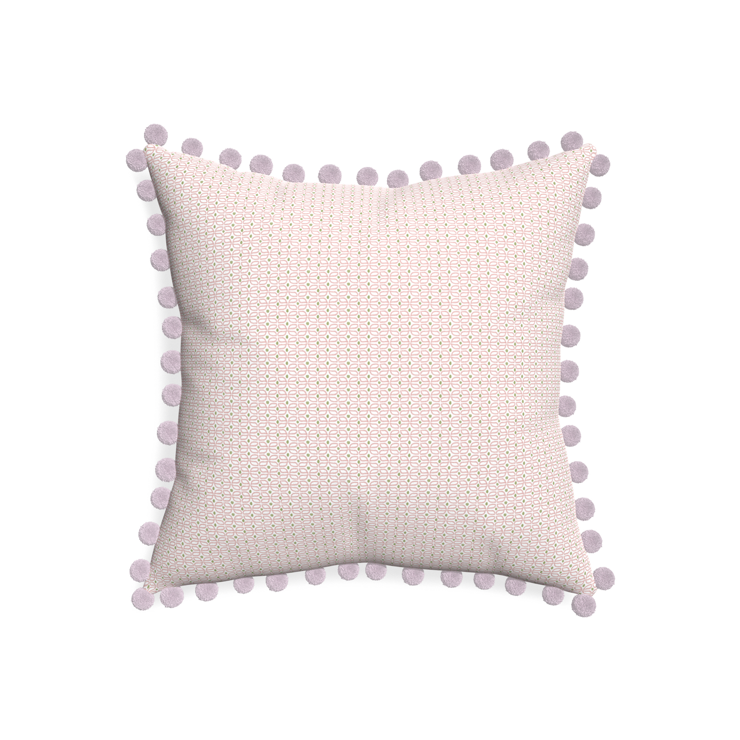 20-square loomi pink custom pink geometricpillow with l on white background