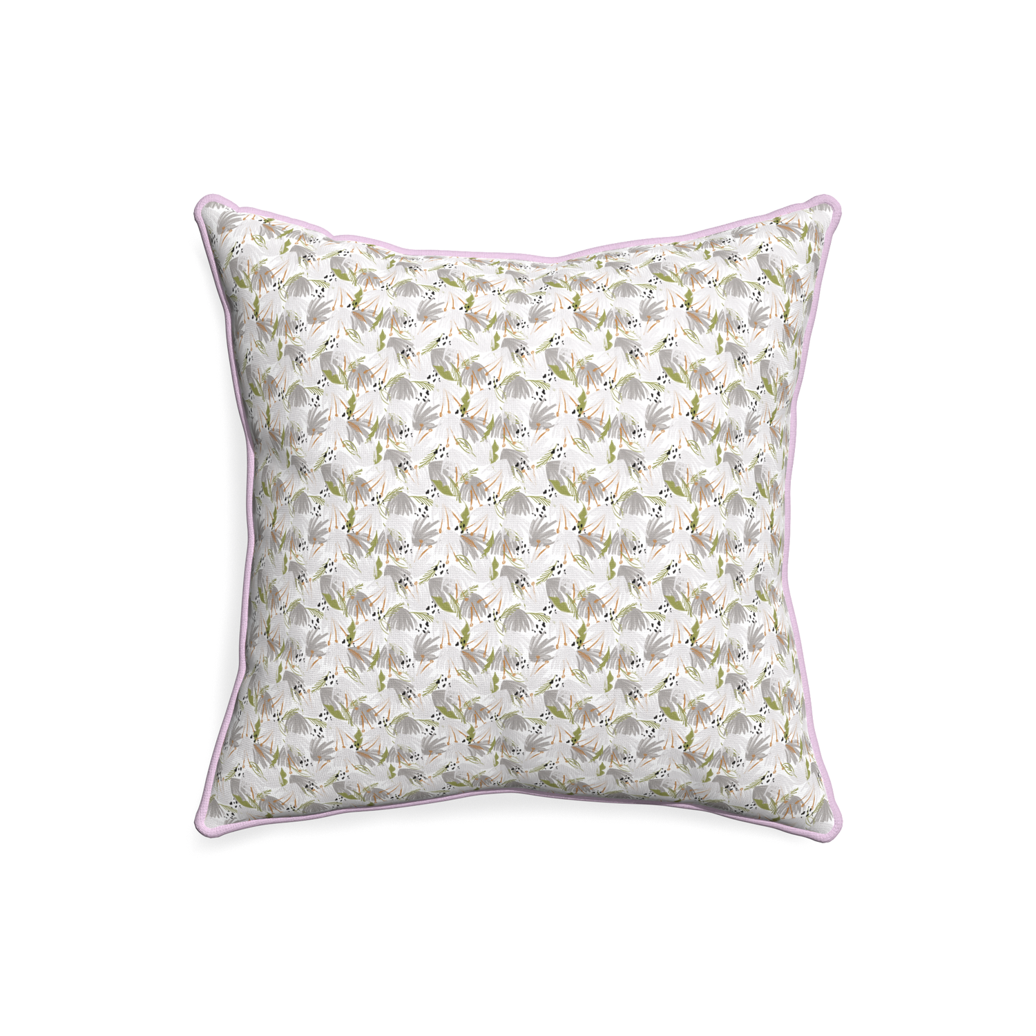 20-square eden grey custom grey floralpillow with l piping on white background