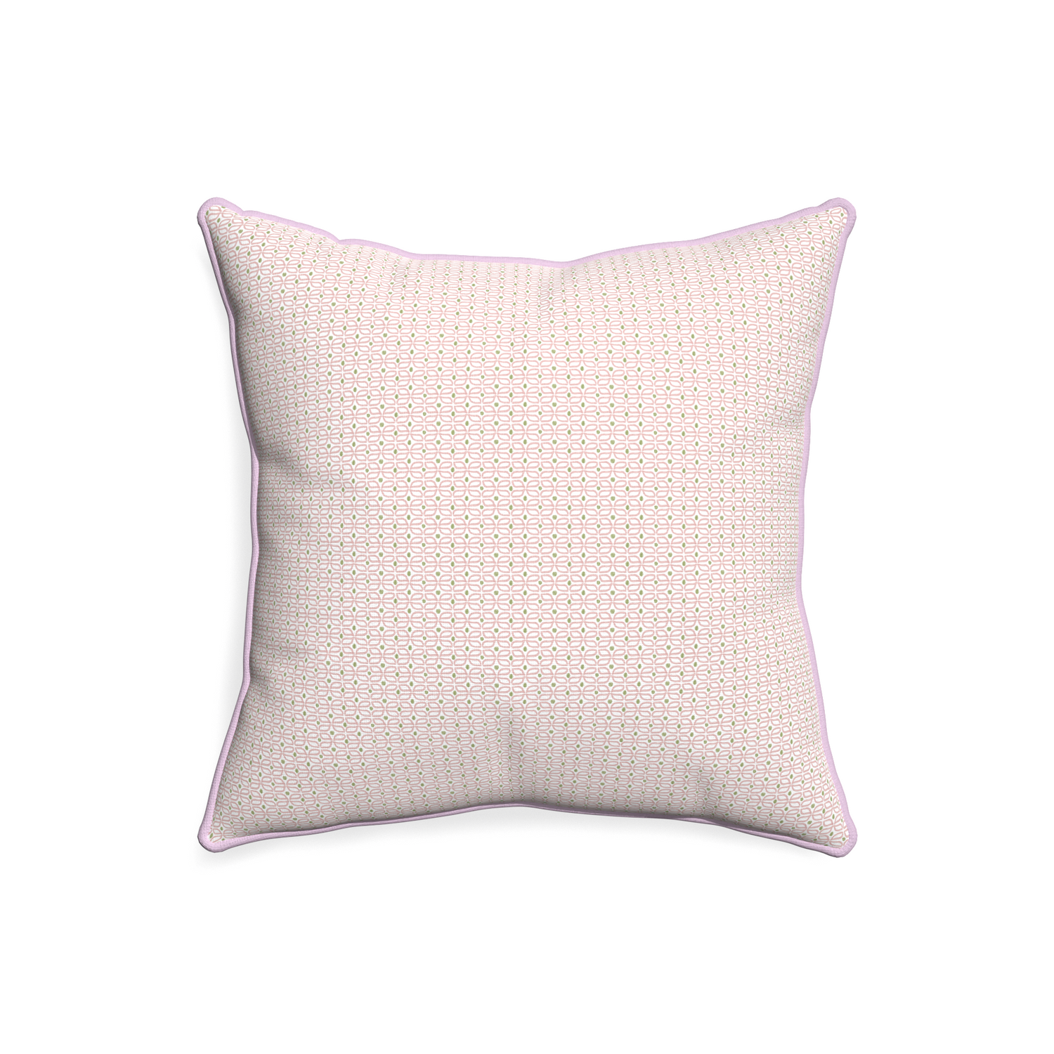20-square loomi pink custom pink geometricpillow with l piping on white background