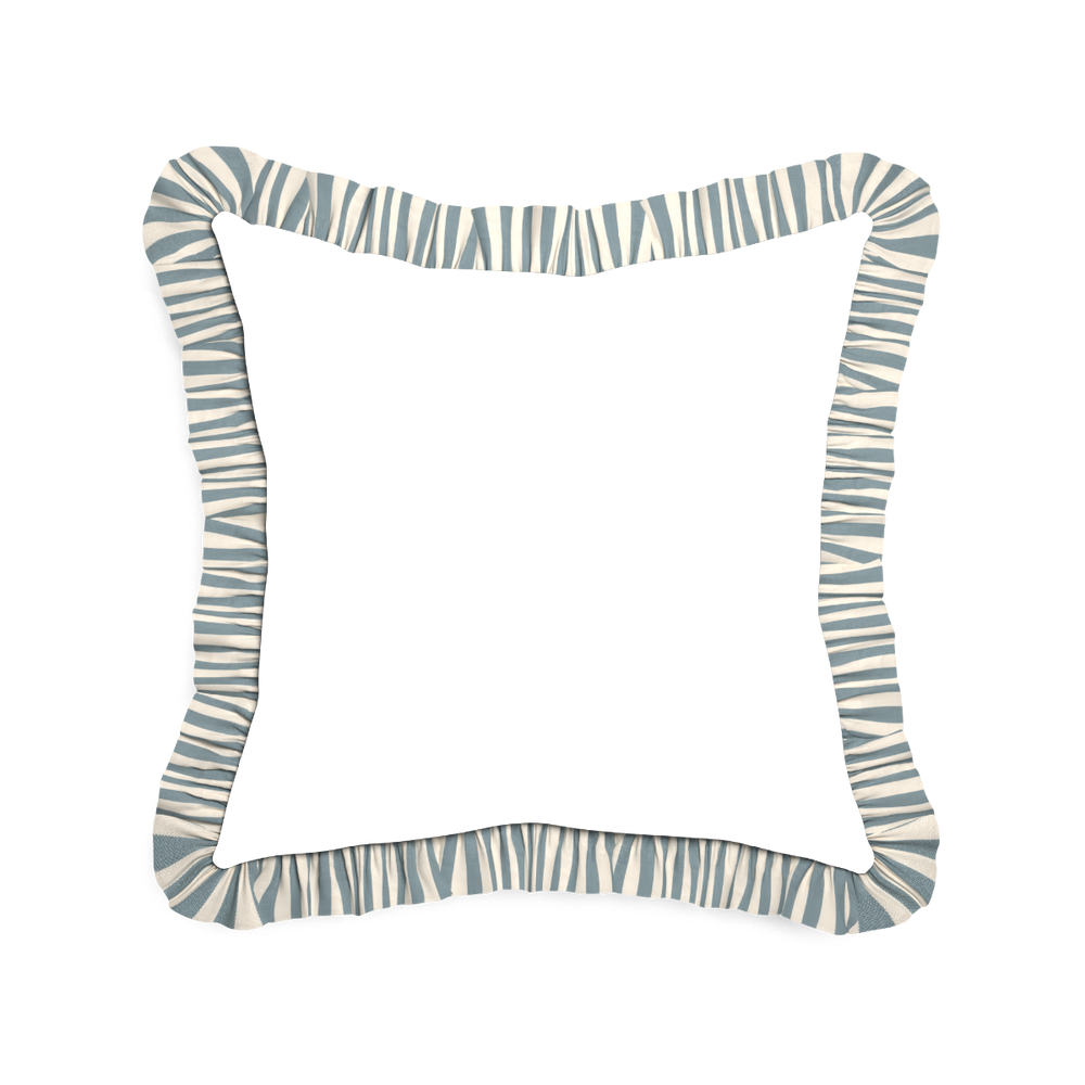 20-square matilda custom pillow with l on white background