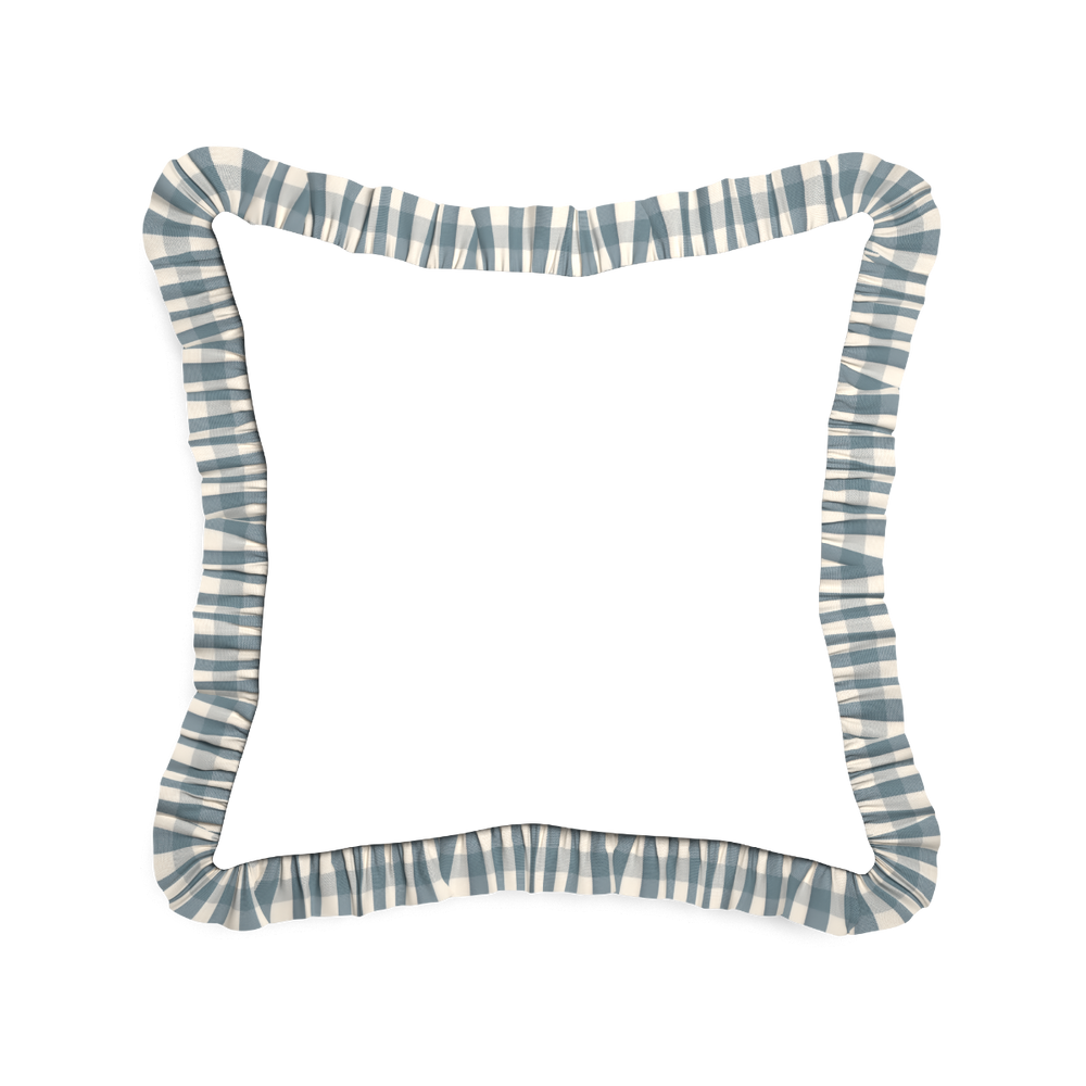 20-square matilda custom pillow with m on white background