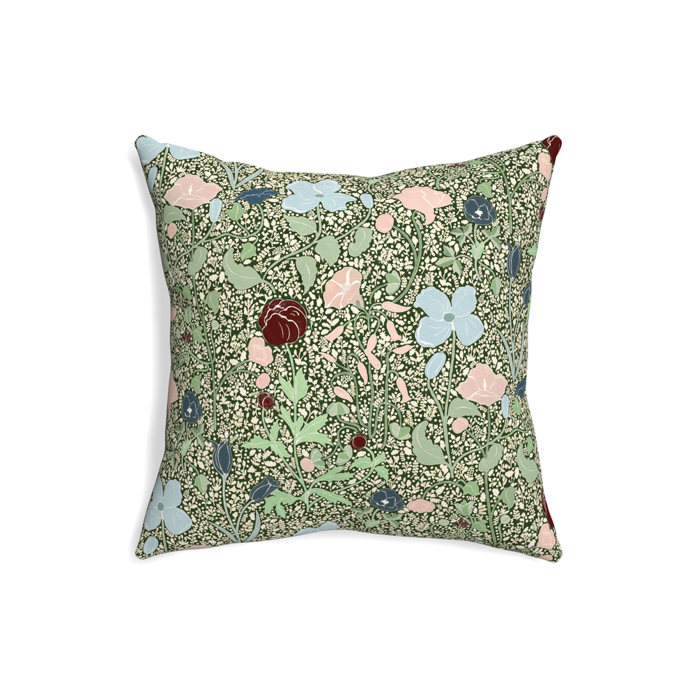 20-square matilda custom pillow with n on white background