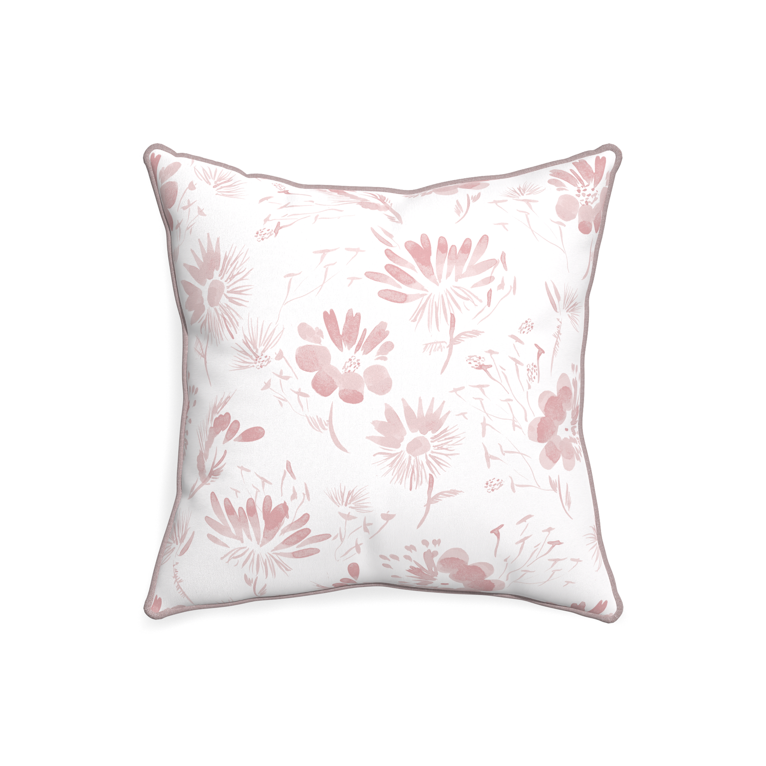 20-square blake custom pink floralpillow with orchid piping on white background