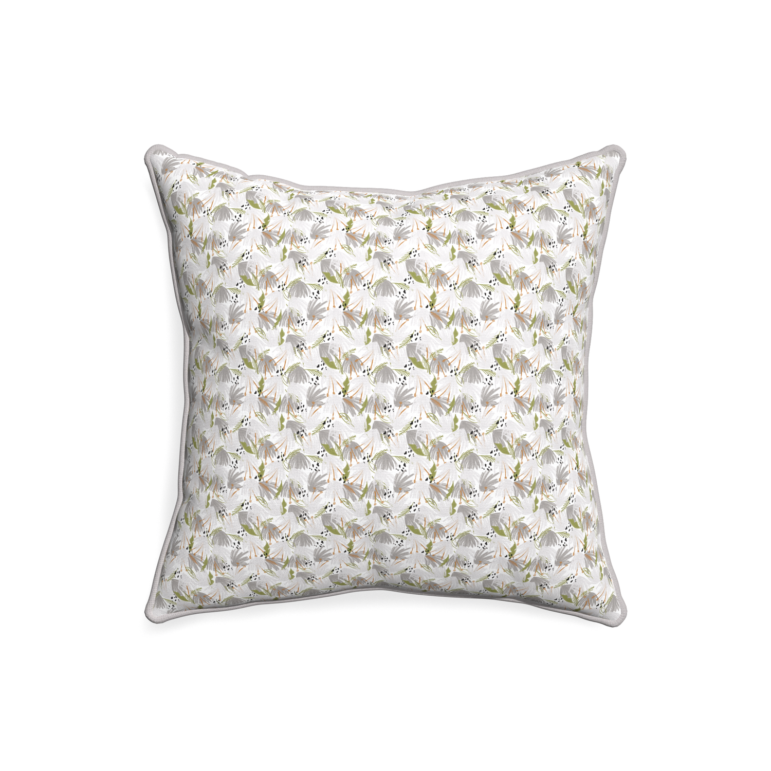 20-square eden grey custom grey floralpillow with pebble piping on white background
