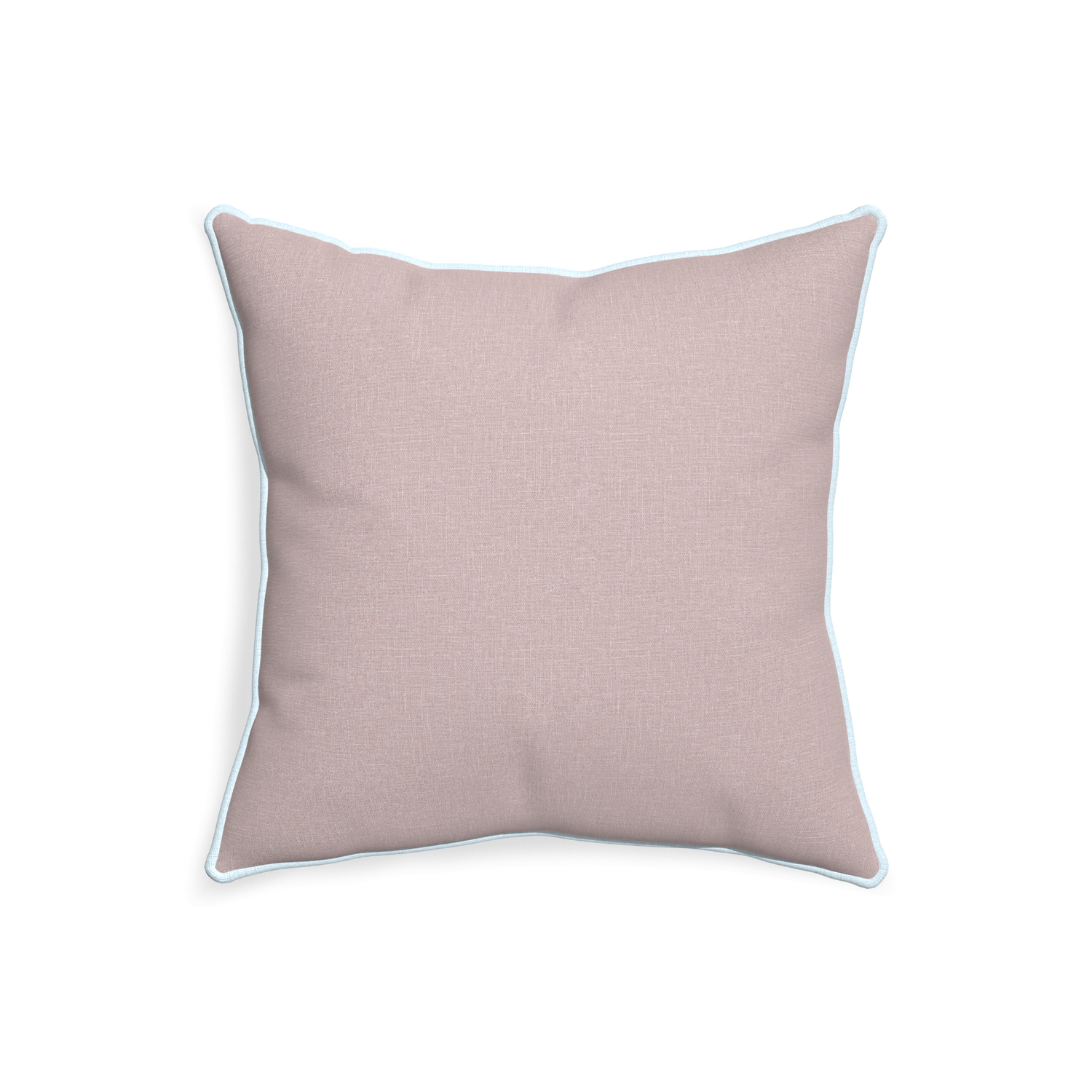20-square orchid custom mauve pinkpillow with powder piping on white background