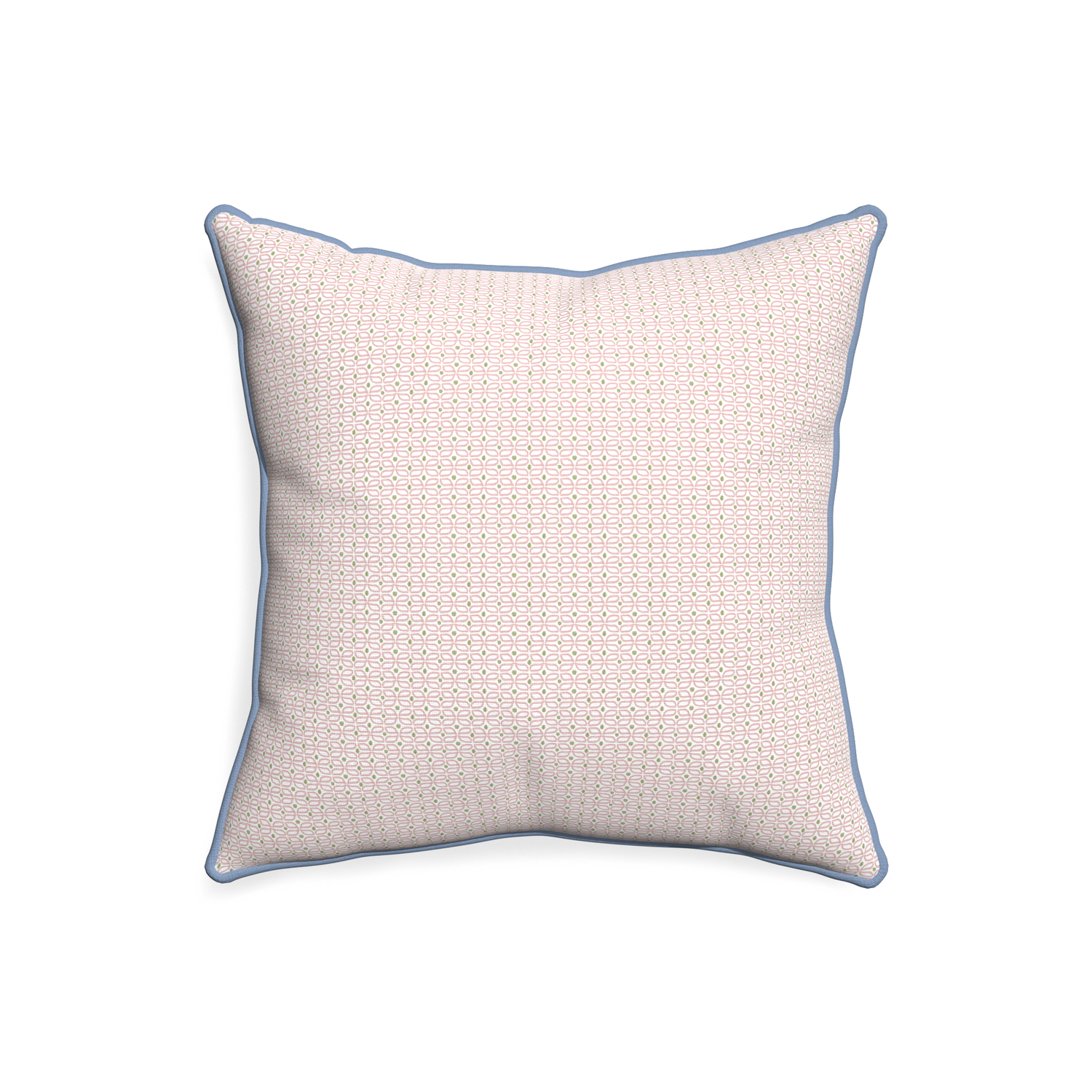 20-square loomi pink custom pink geometricpillow with sky piping on white background