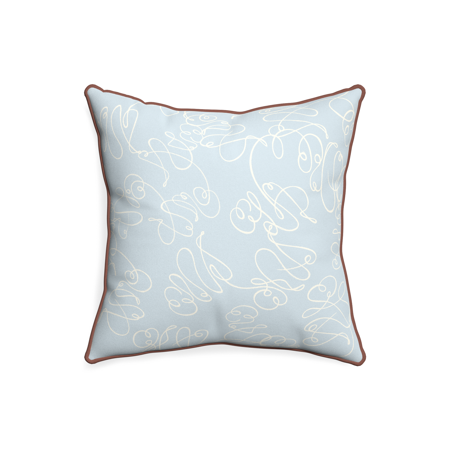20-square mirabella custom powder blue abstractpillow with w piping on white background