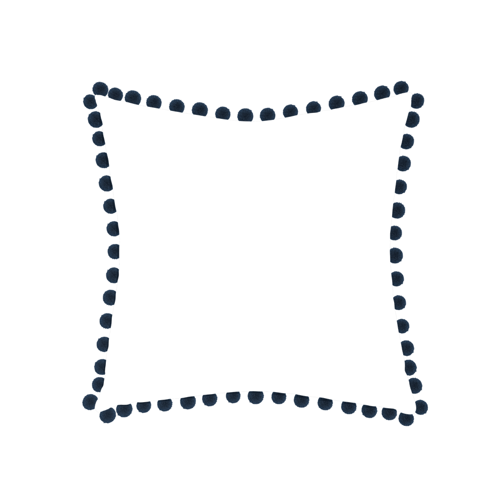 22-square ruby moss custom pillow with c on white background