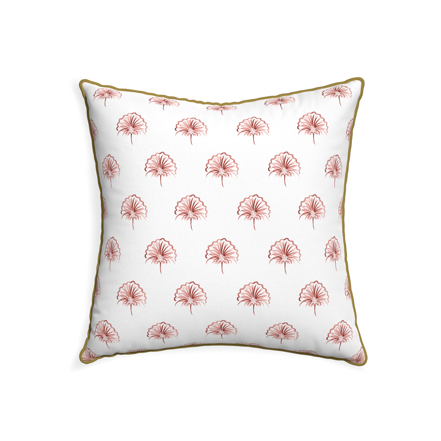 22-square penelope rose custom floral pinkpillow with c piping on white background