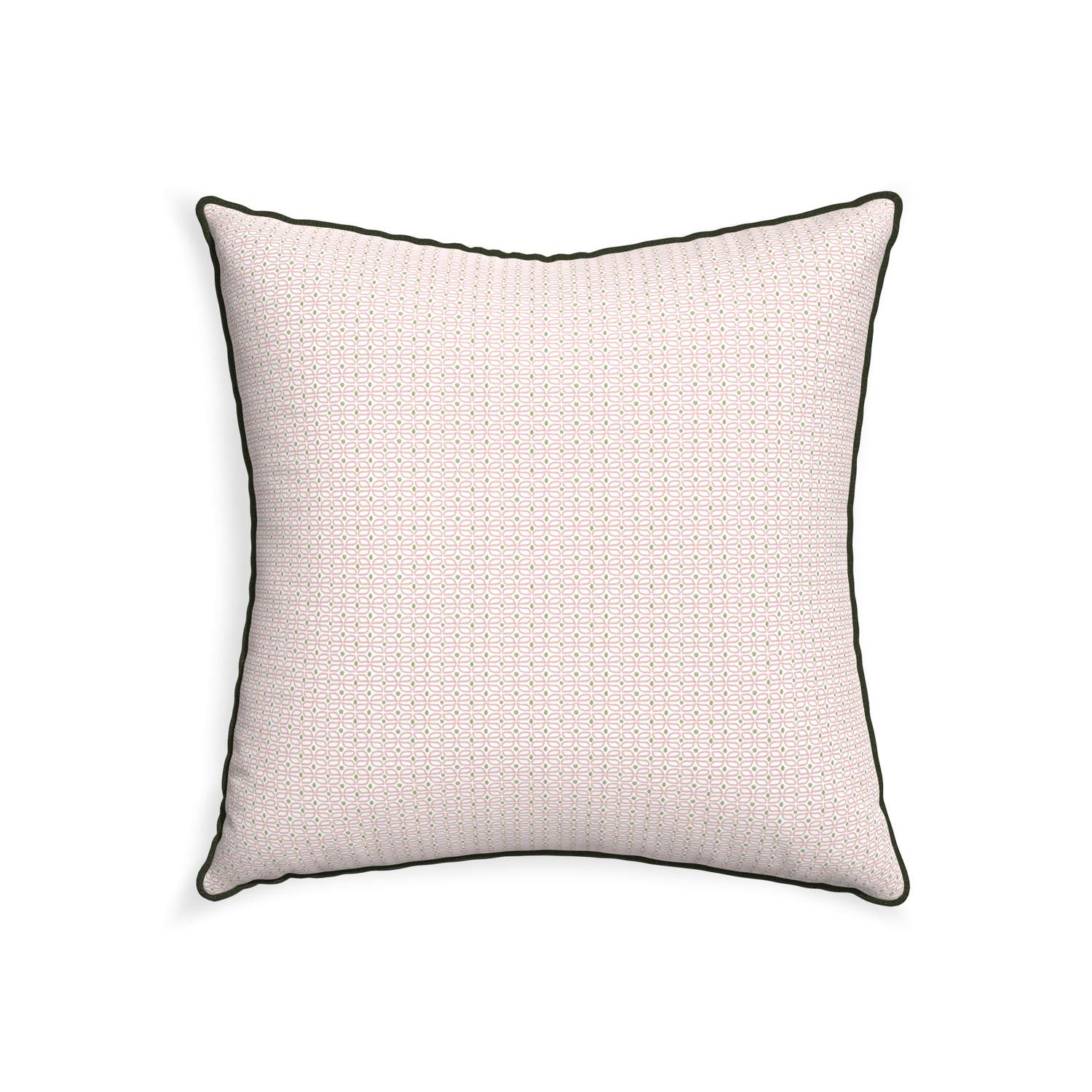 22-square loomi pink custom pink geometricpillow with f piping on white background