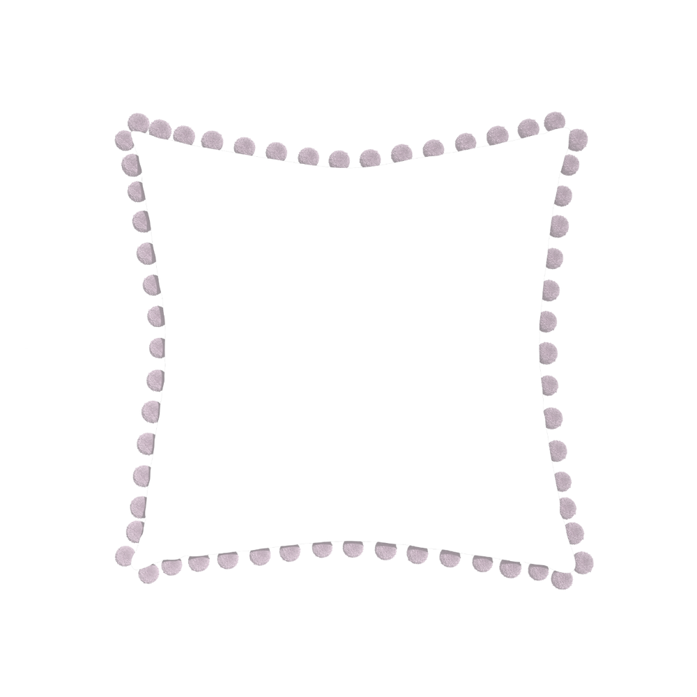 22-square gemma pear custom pillow with l on white background