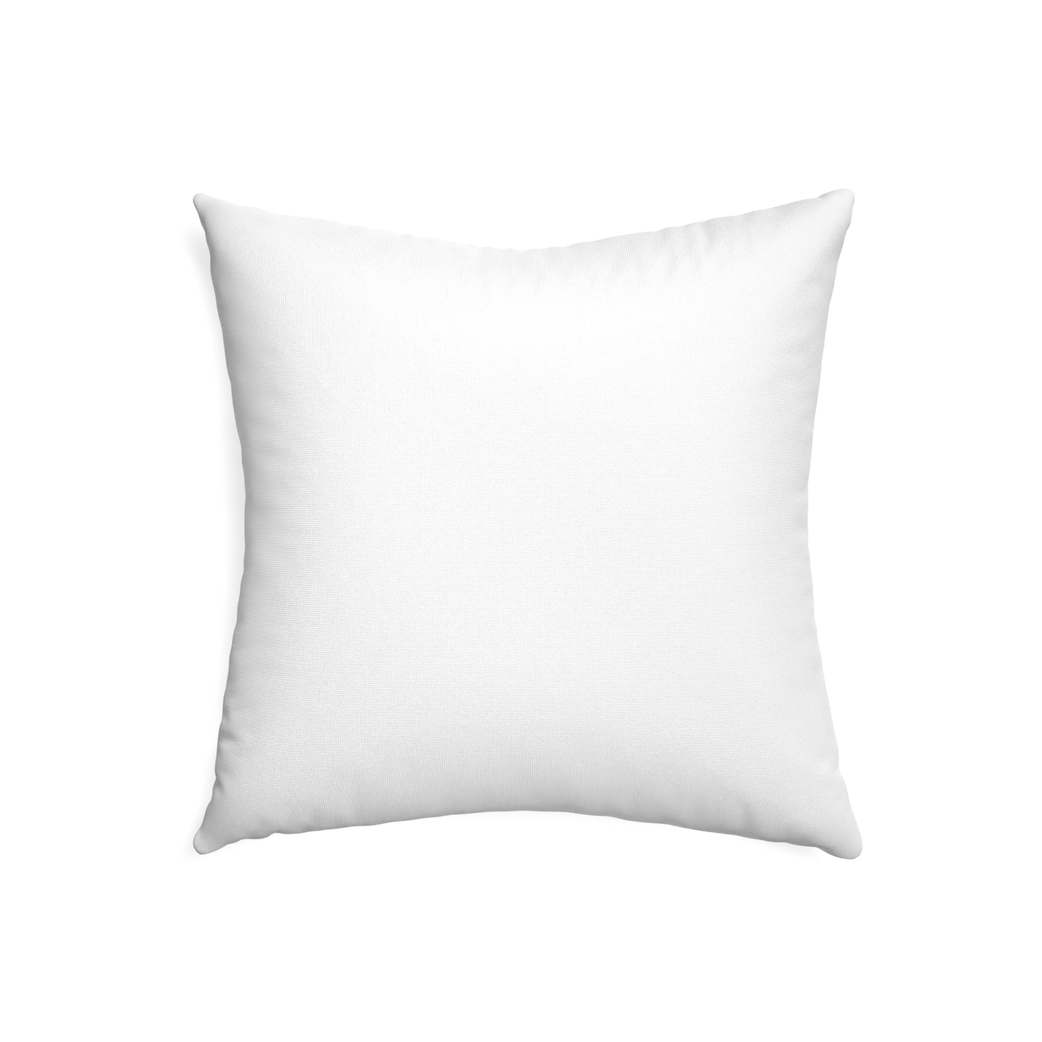 22-square snow custom white cottonpillow with none on white background