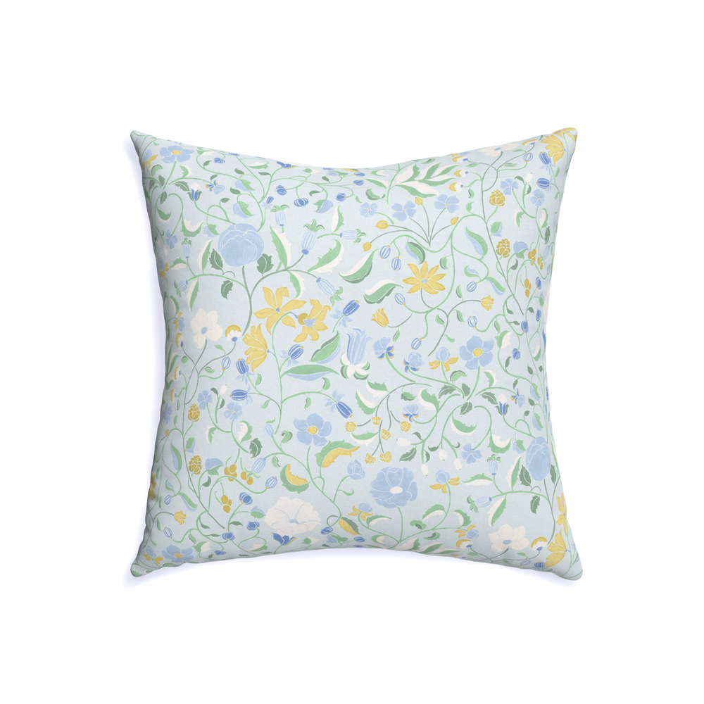 22-square lulie eggshell custom pillow with n on white background