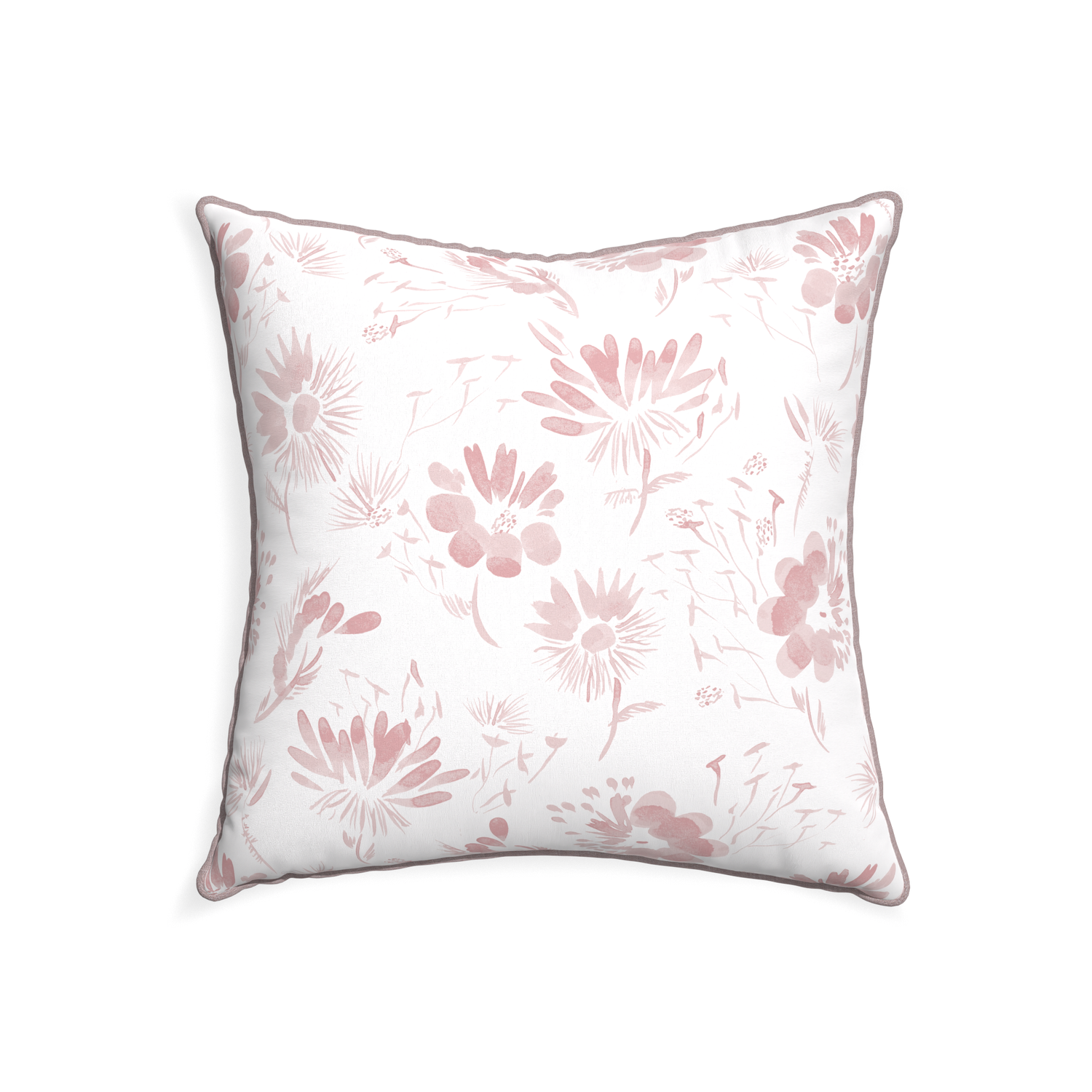 22-square blake custom pink floralpillow with orchid piping on white background