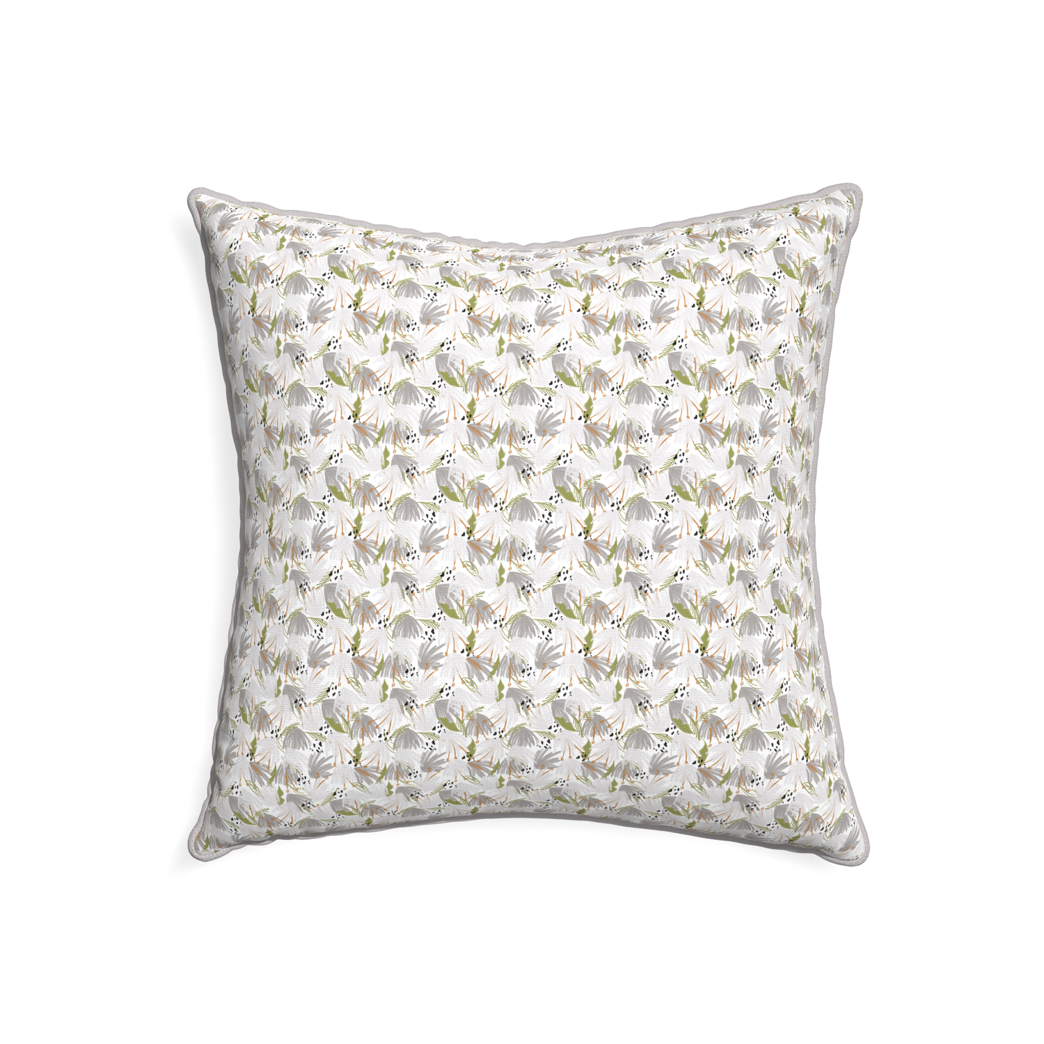 22-square eden grey custom grey floralpillow with pebble piping on white background