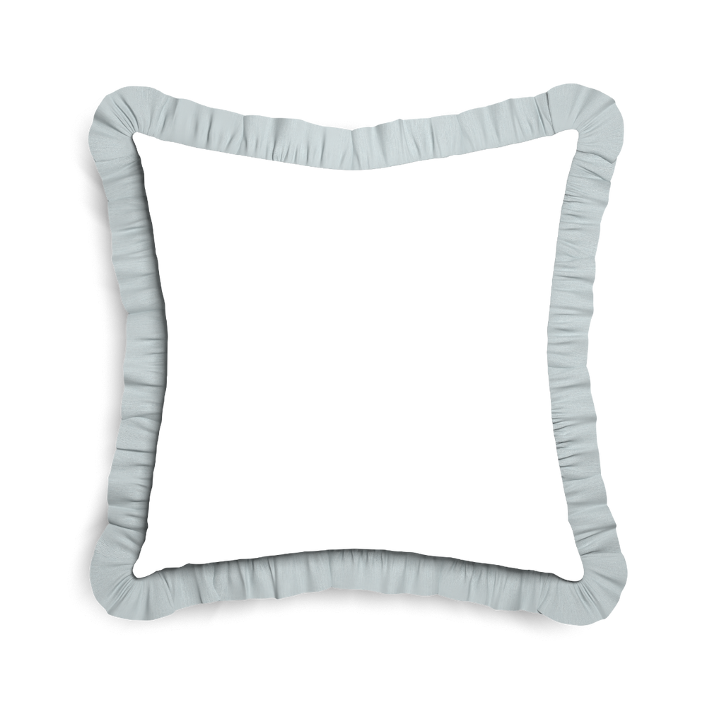 22-square gemma pear custom pillow with s on white background