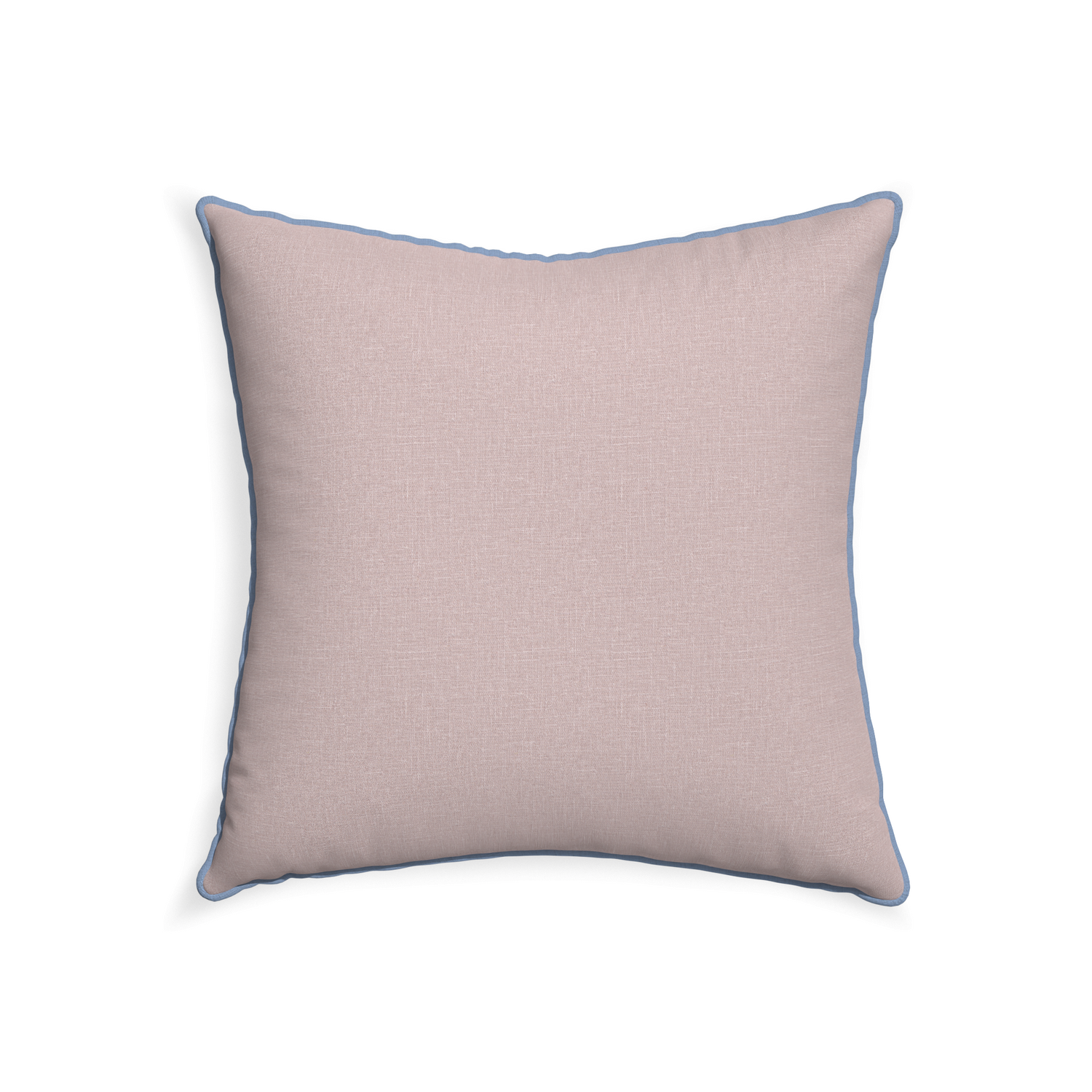 22-square orchid custom mauve pinkpillow with sky piping on white background