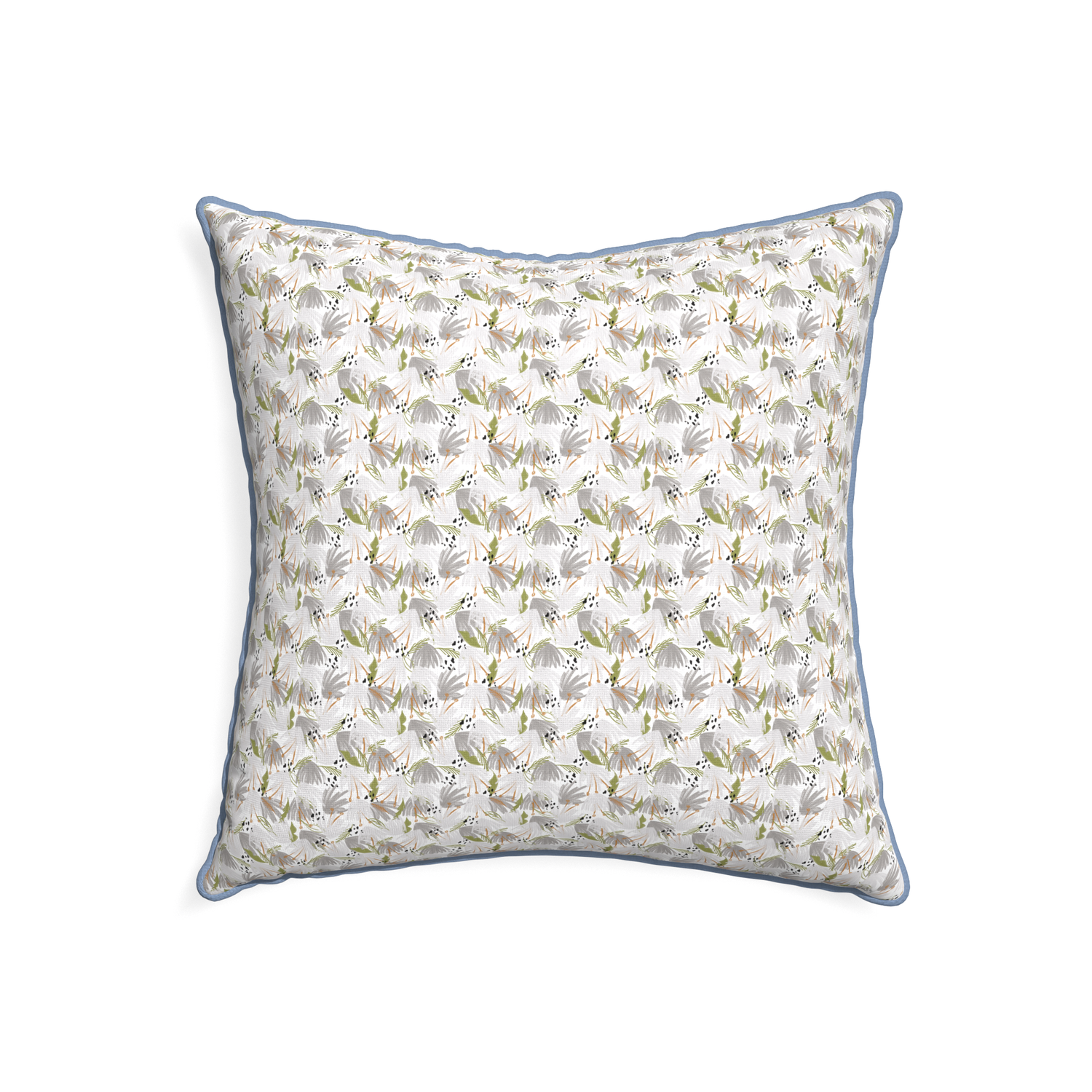 22-square eden grey custom grey floralpillow with sky piping on white background