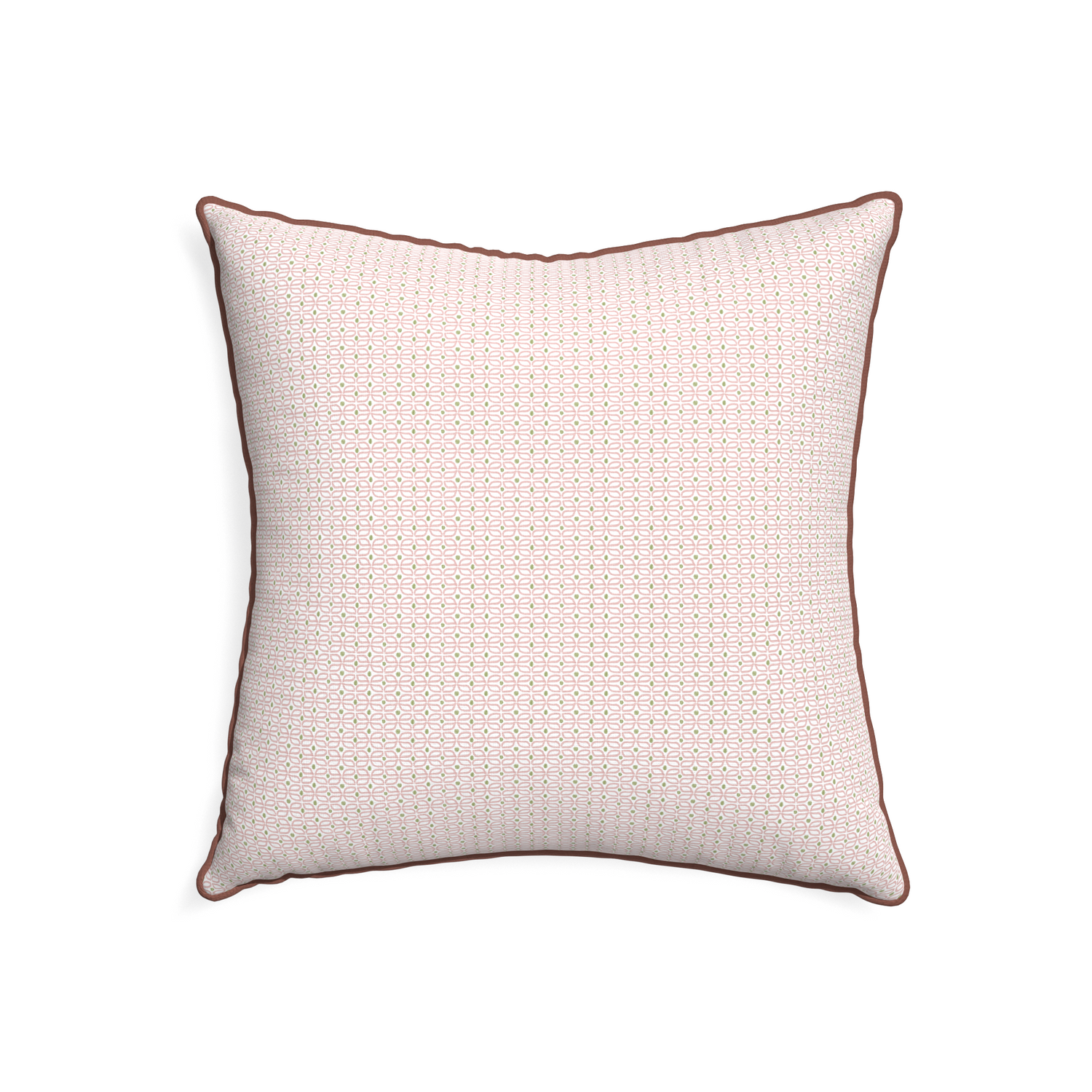 22-square loomi pink custom pink geometricpillow with w piping on white background