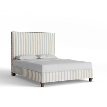 FEATURED: Queen / 9" Rails / Tobacco / Fern Velvet Welt